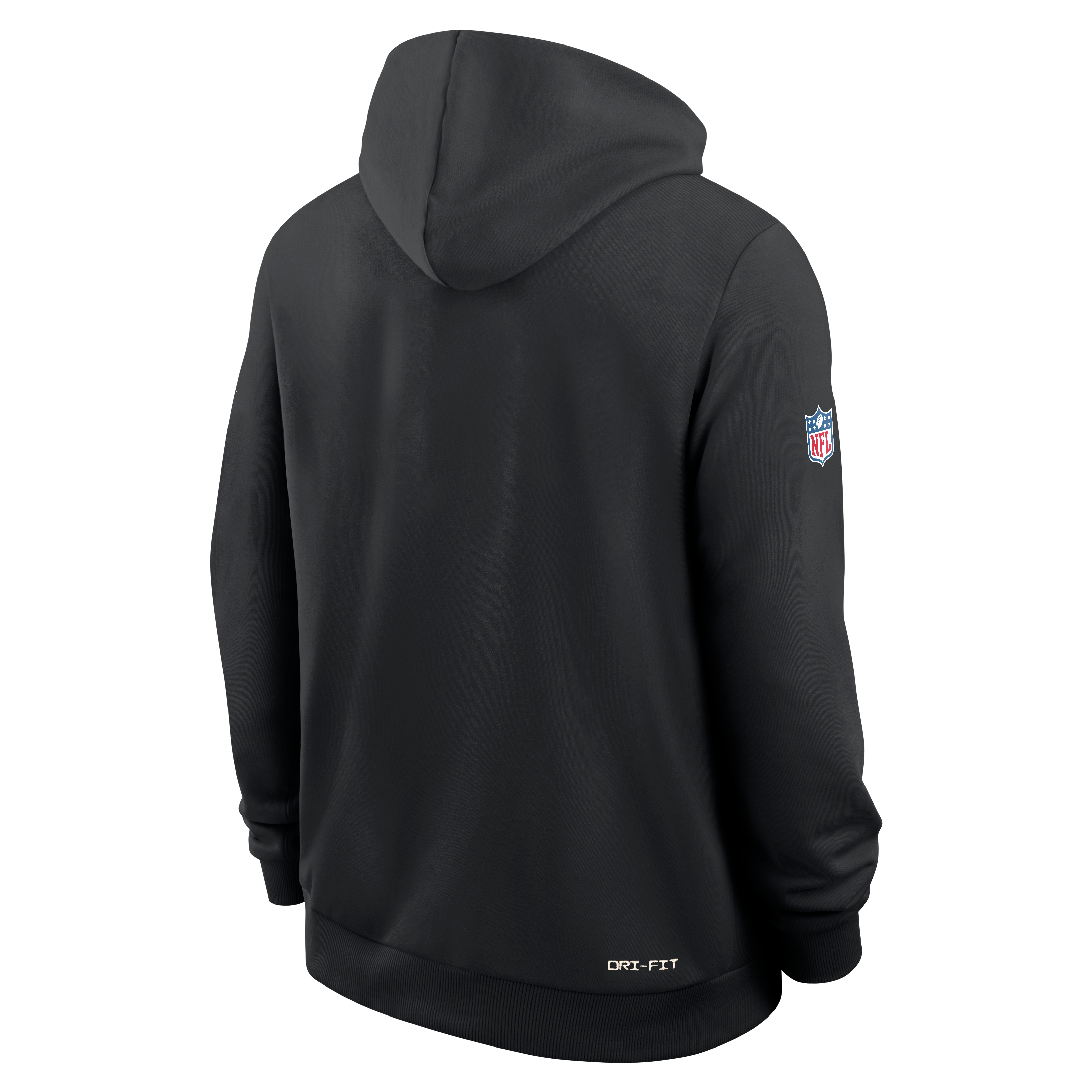 Men's Nike Black Chicago Bears 2026 NFL Crucial Catch Big & Tall Sideline Standard Issue Dri-FIT Pullover Hoodie