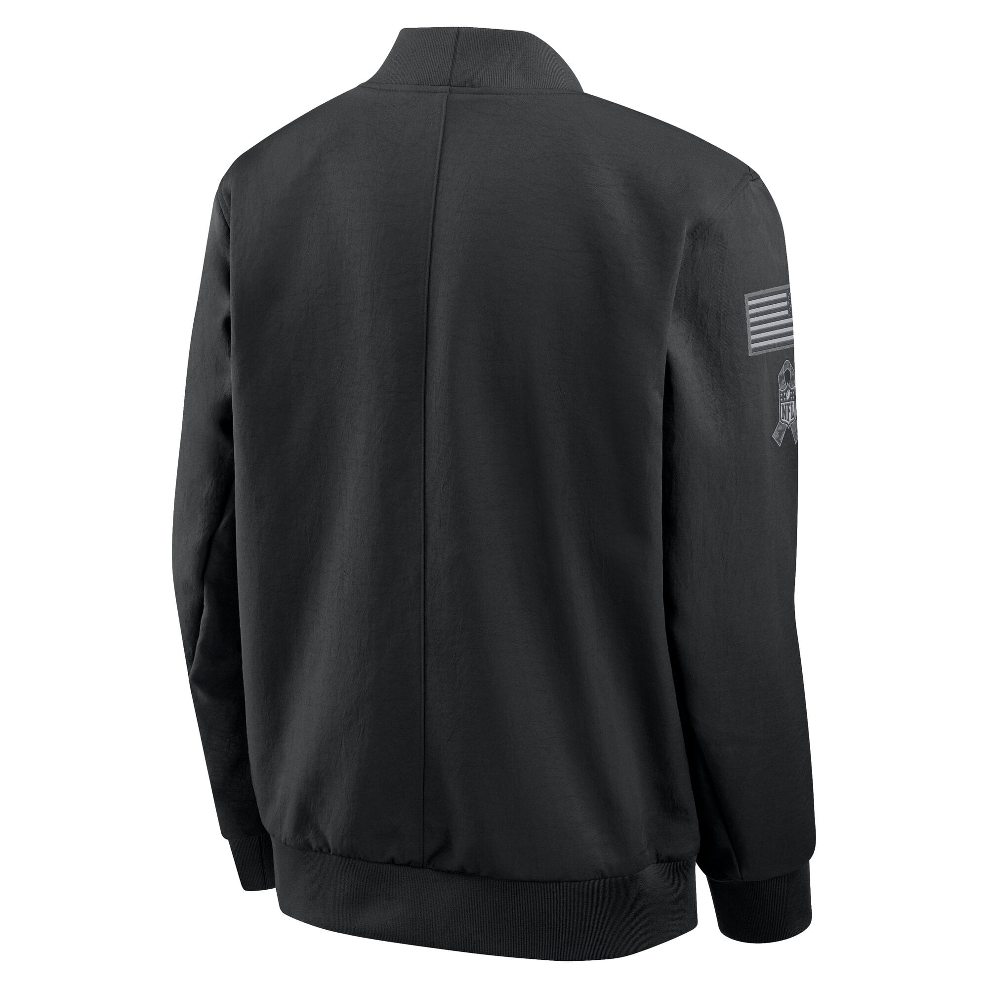 Veste bomber zippée intégrale Nike Chicago Bears 2026 Salute to Service Sideline noire pour homme