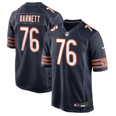 Caden Barnett Chicago Bears Nike Team Game Jersey - Navy