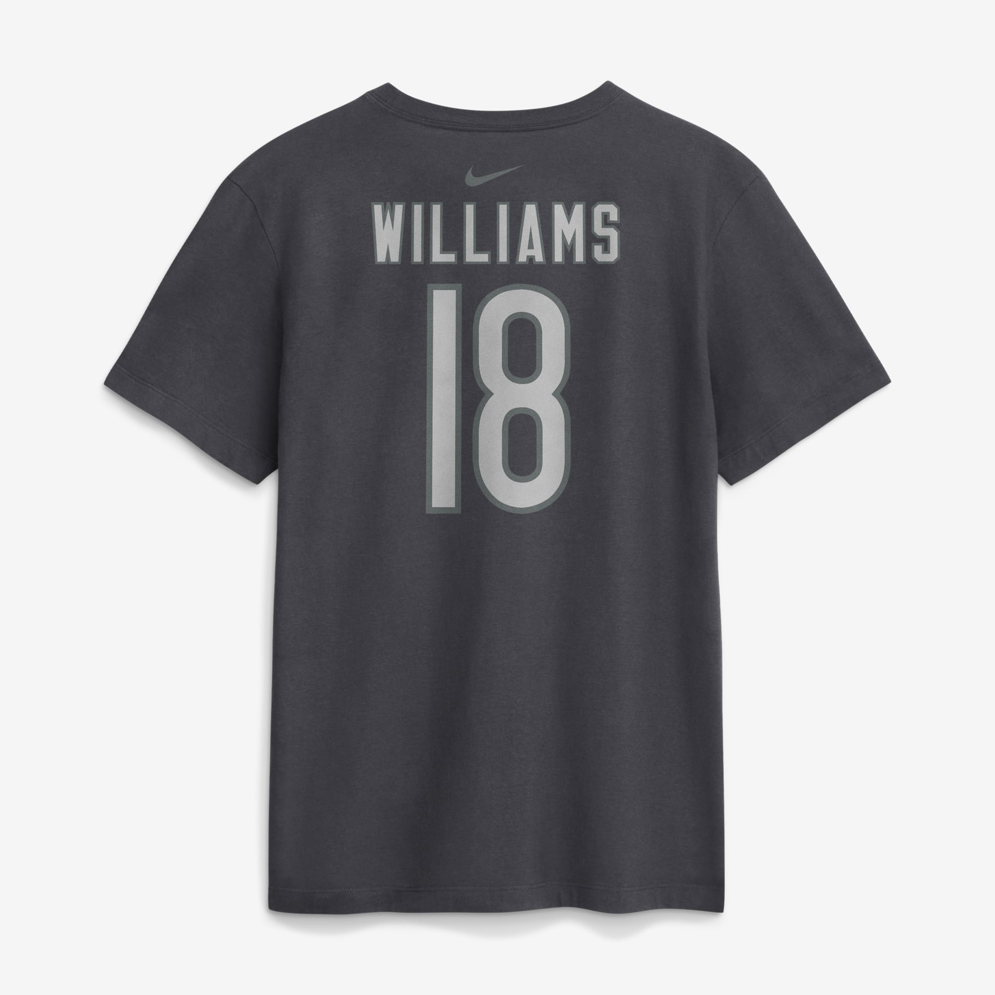 T-shirt Nike Caleb Williams anthracite Chicago Bears pour homme, avec nom et numéro