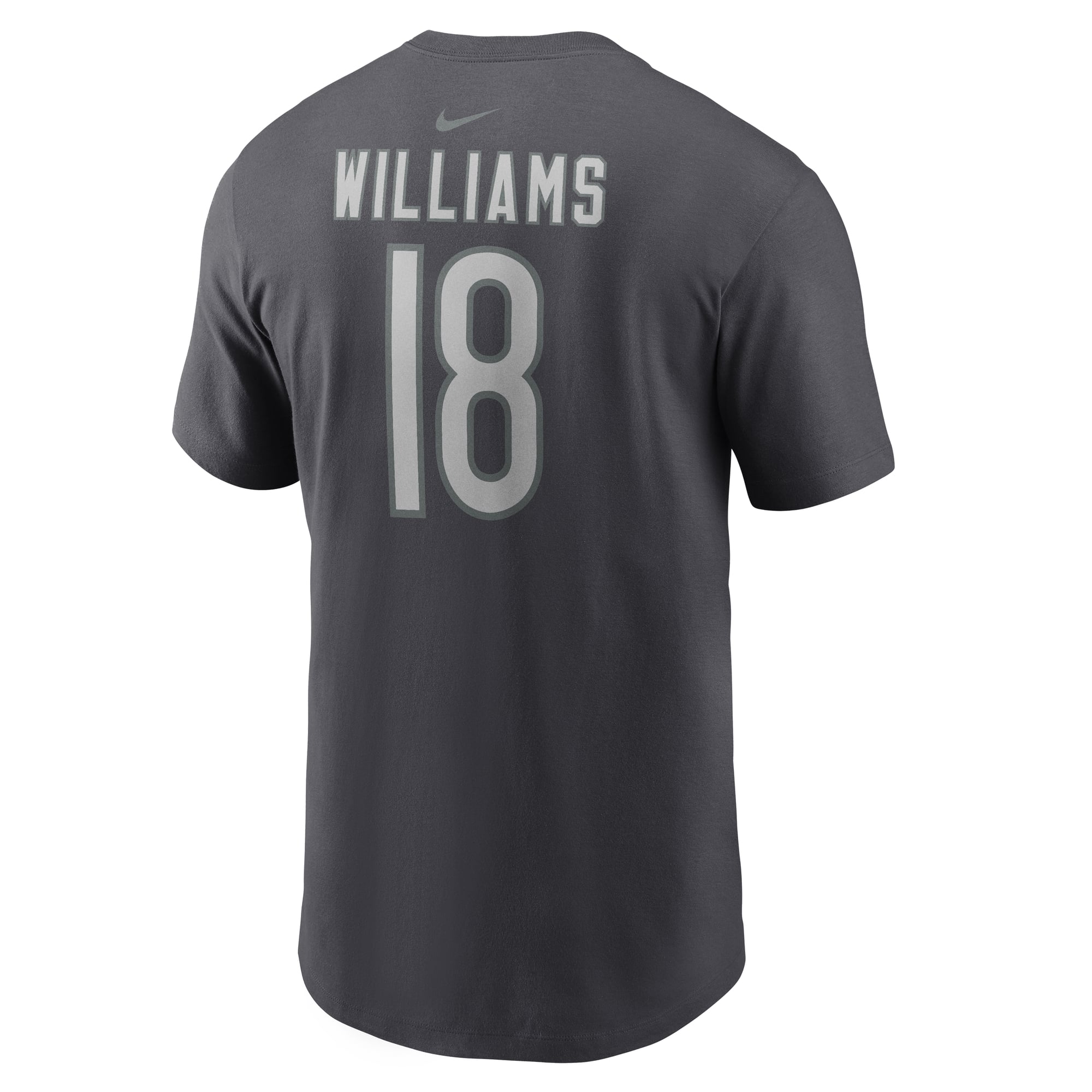 T-shirt Nike Caleb Williams anthracite Chicago Bears pour homme, avec nom et numéro