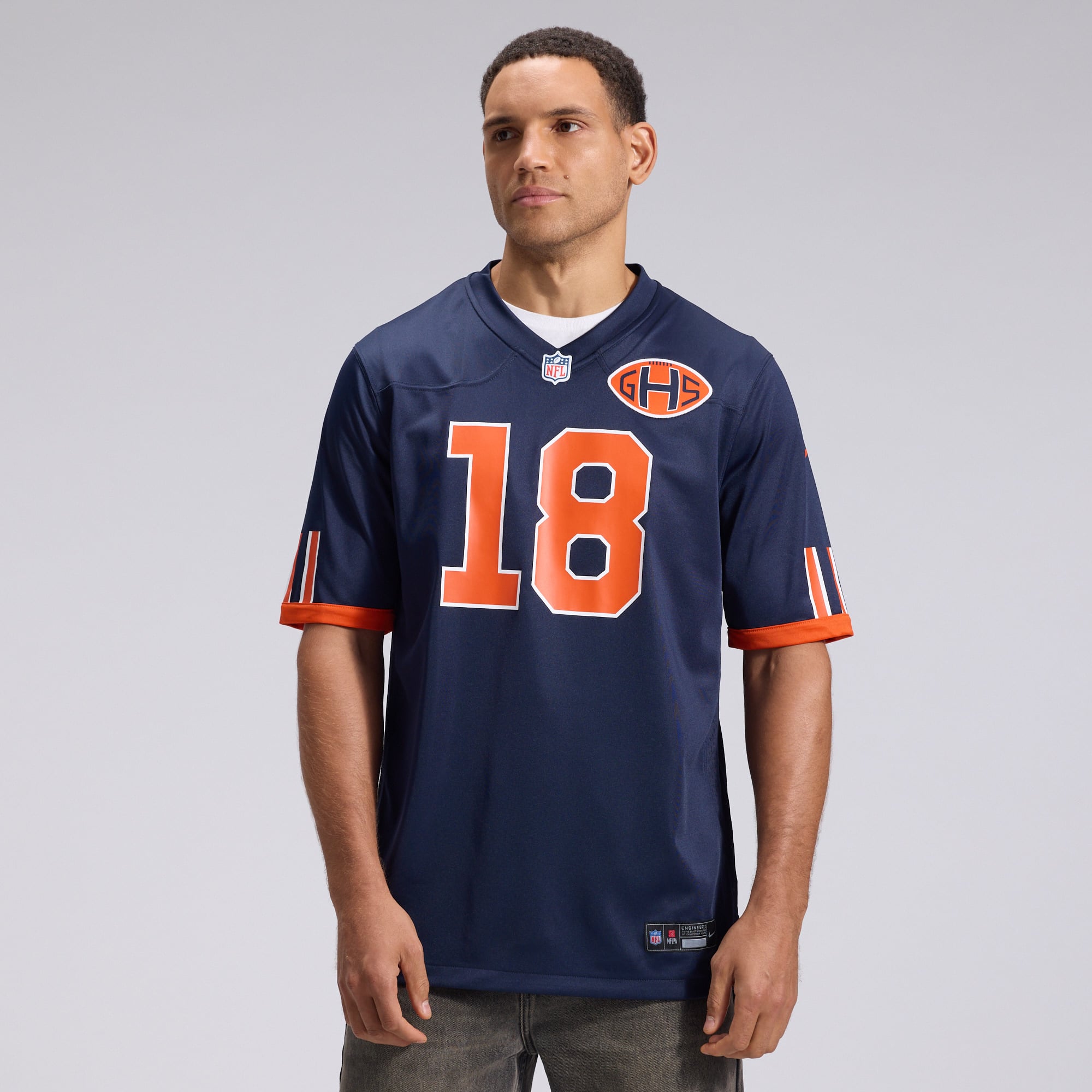 Men's Nike Caleb Williams Navy Chicago Bears 2026 Rivalries Collection Game Jersey