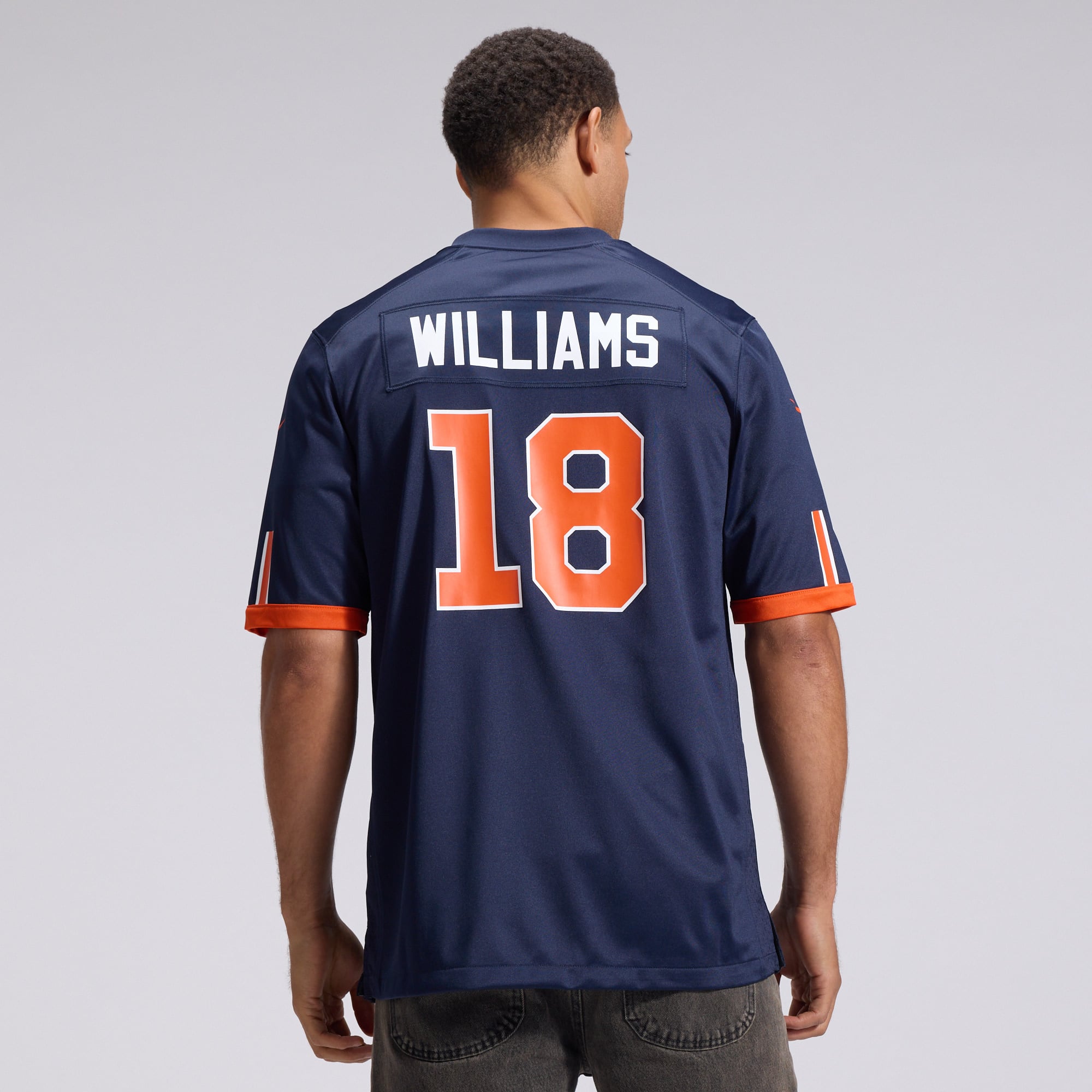 Men's Nike Caleb Williams Navy Chicago Bears 2026 Rivalries Collection Game Jersey