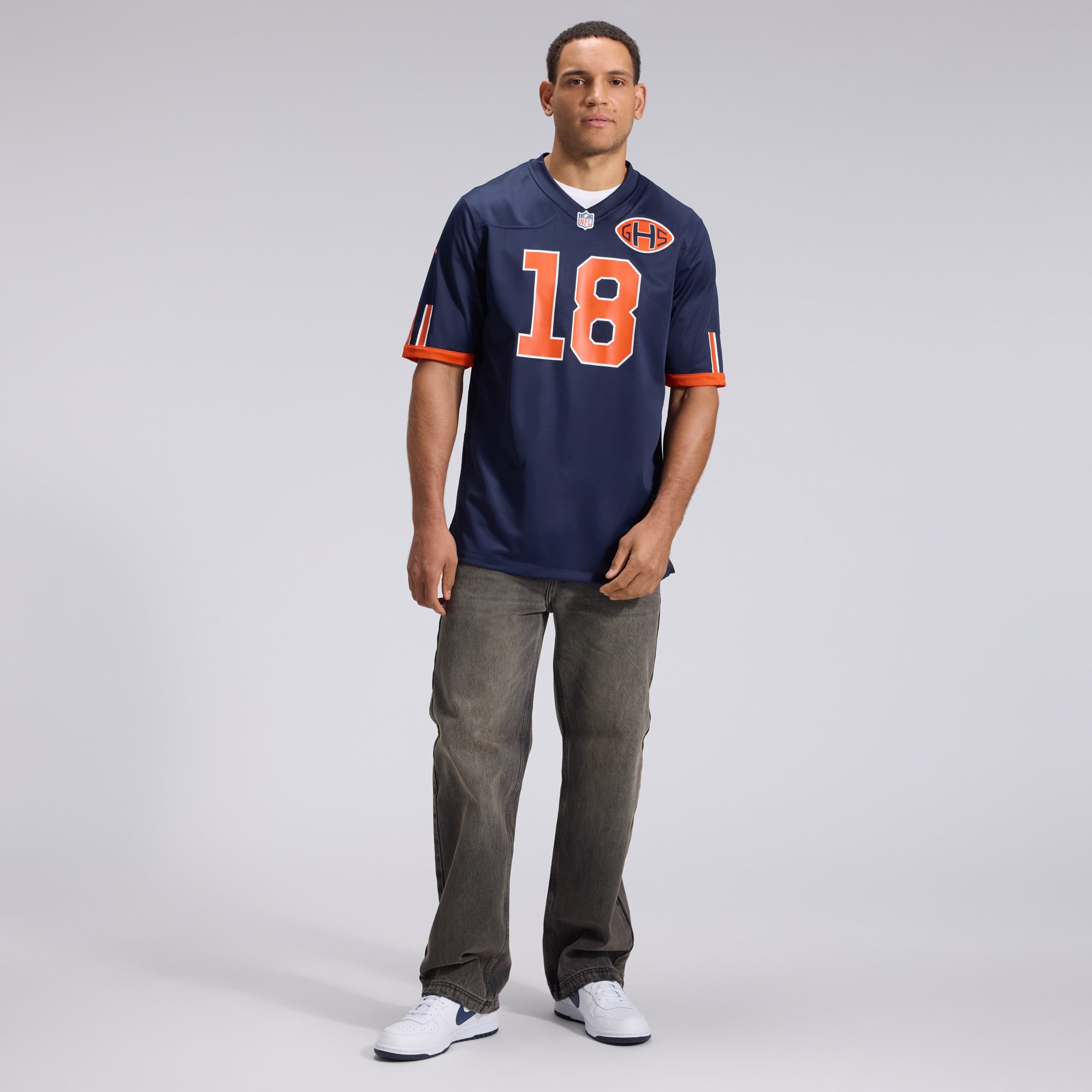 Men's Nike Caleb Williams Navy Chicago Bears 2026 Rivalries Collection Game Jersey