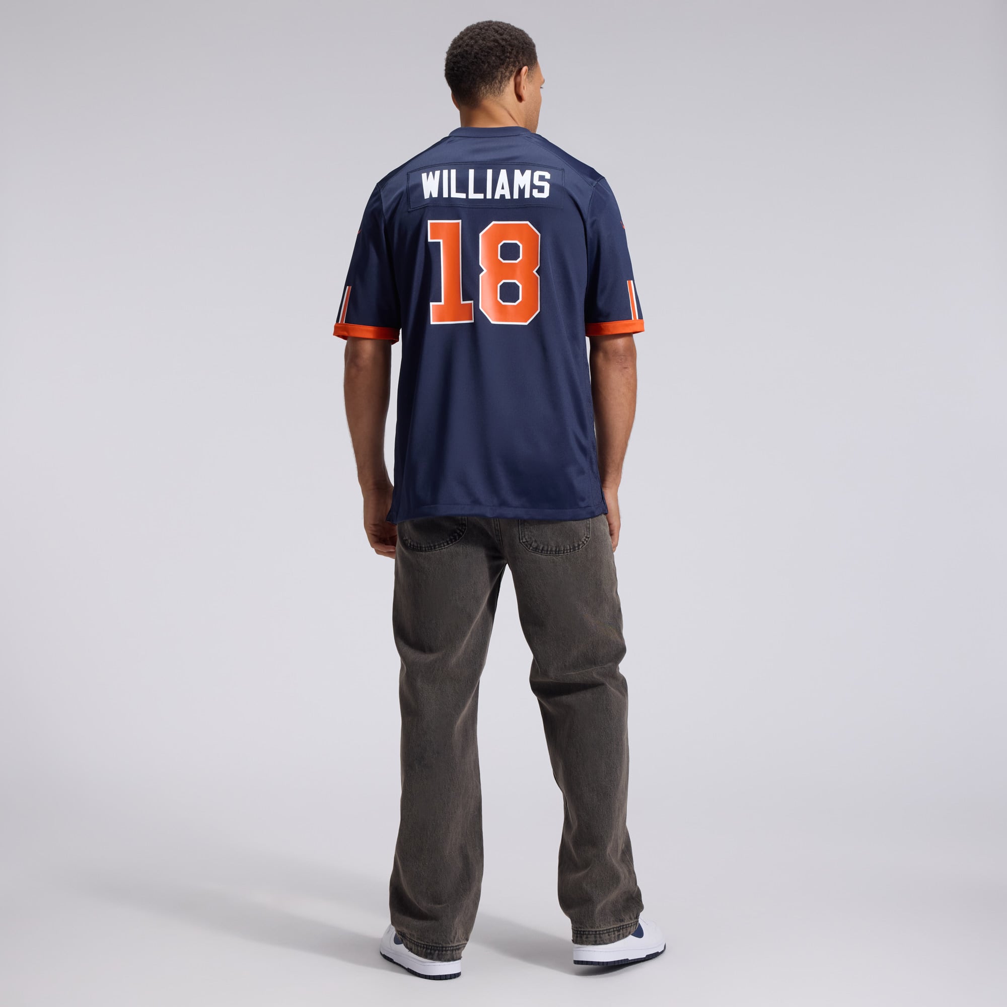 Men's Nike Caleb Williams Navy Chicago Bears 2026 Rivalries Collection Game Jersey