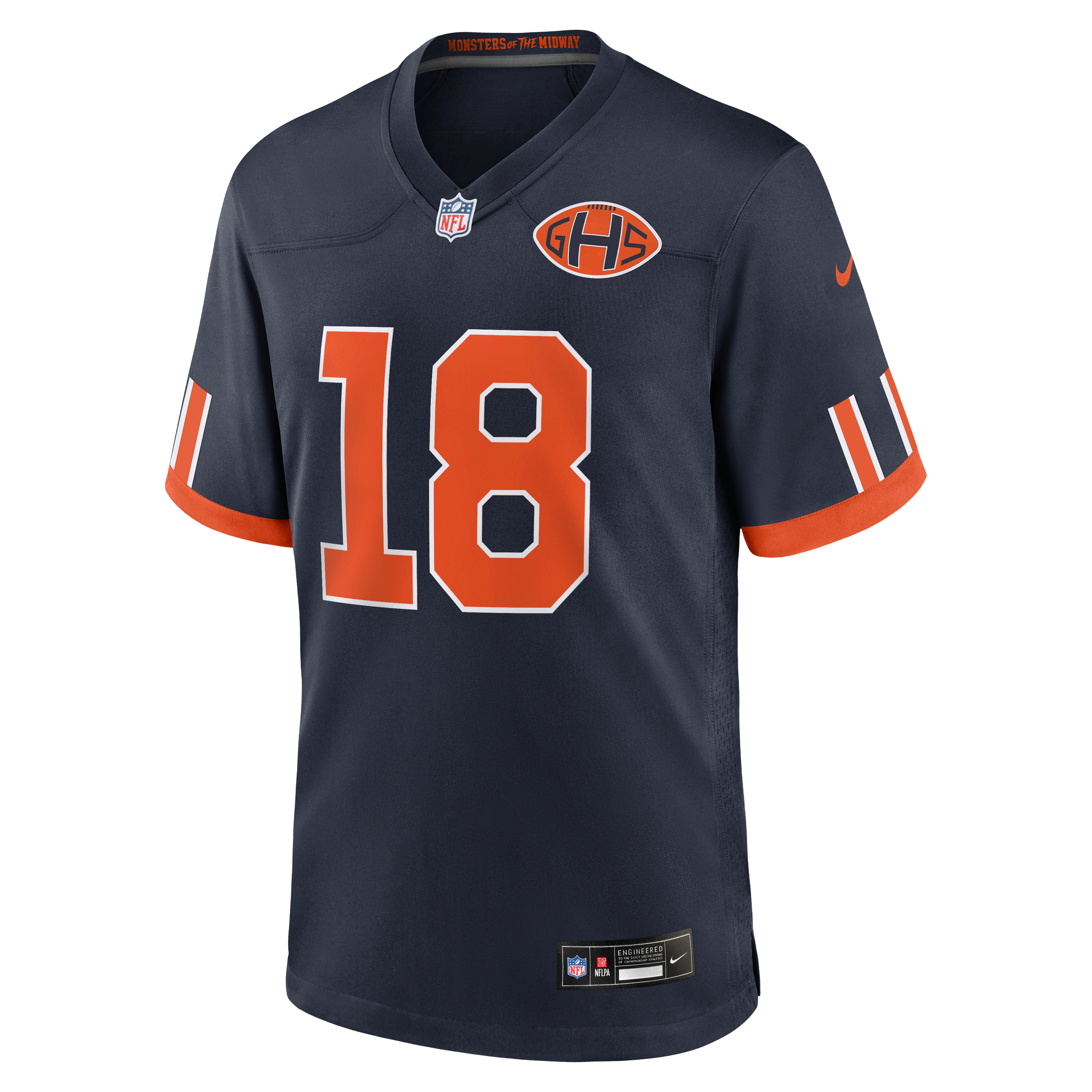 Men's Nike Caleb Williams Navy Chicago Bears 2026 Rivalries Collection Game Jersey