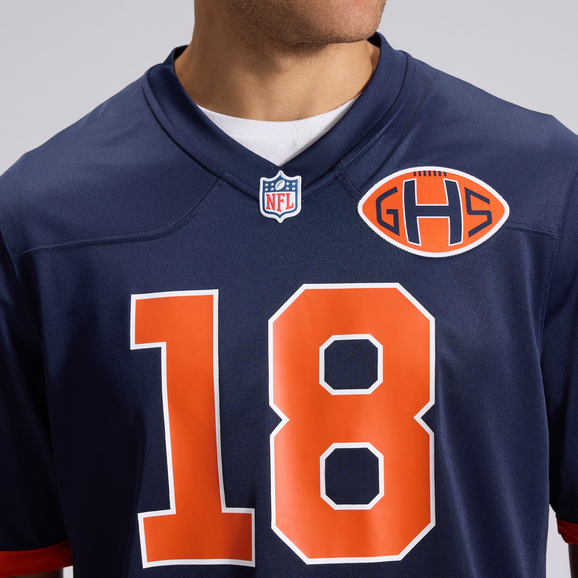 Men's Nike Caleb Williams Navy Chicago Bears 2026 Rivalries Collection Game Jersey