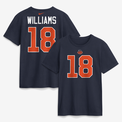 Caleb Williams Chicago Bears Nike 2026 Rivalries Collection Player Name & Number T-Shirt - Navy