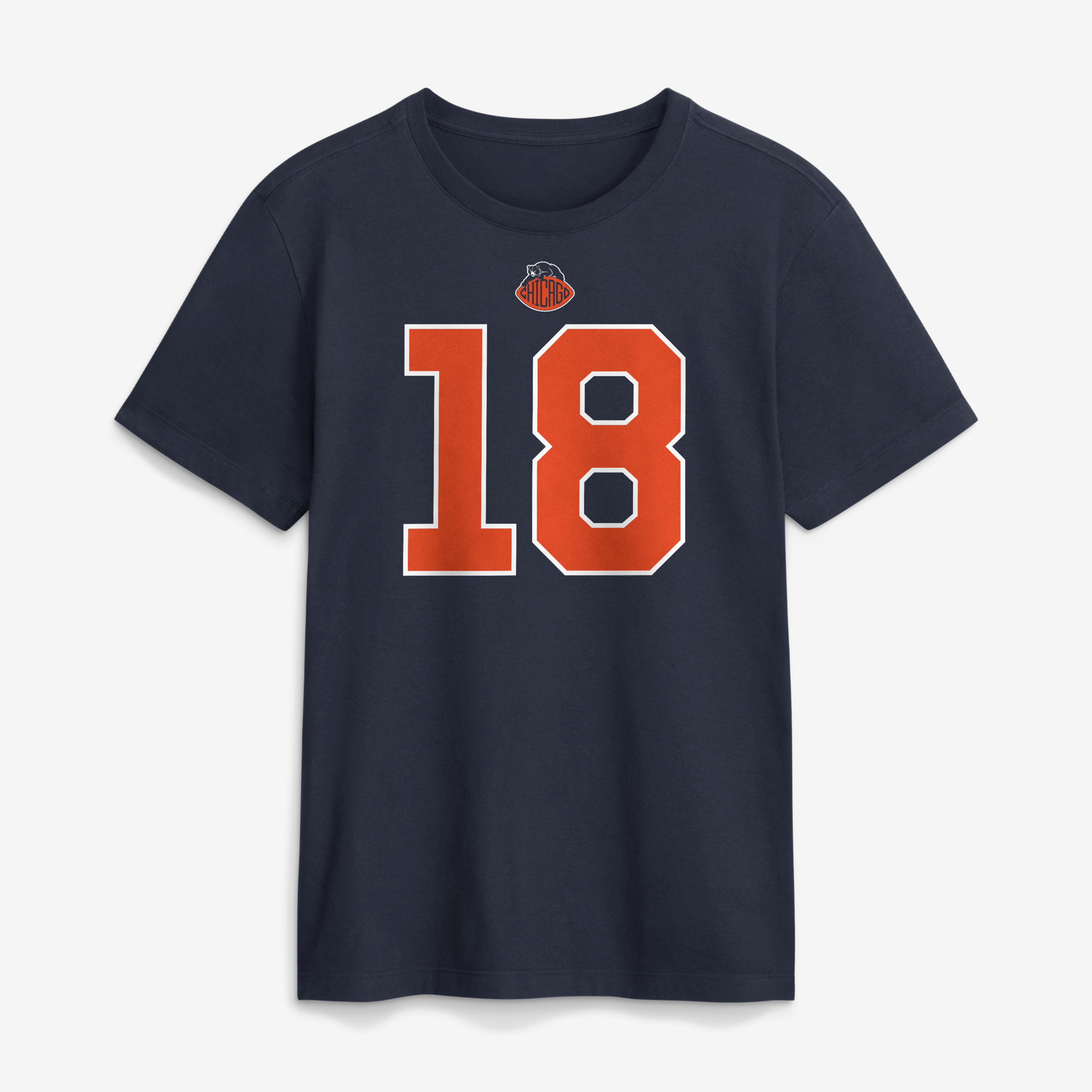 Men's Nike Caleb Williams Navy Chicago Bears 2026 Rivalries Collection Player Name & Number T-Shirt