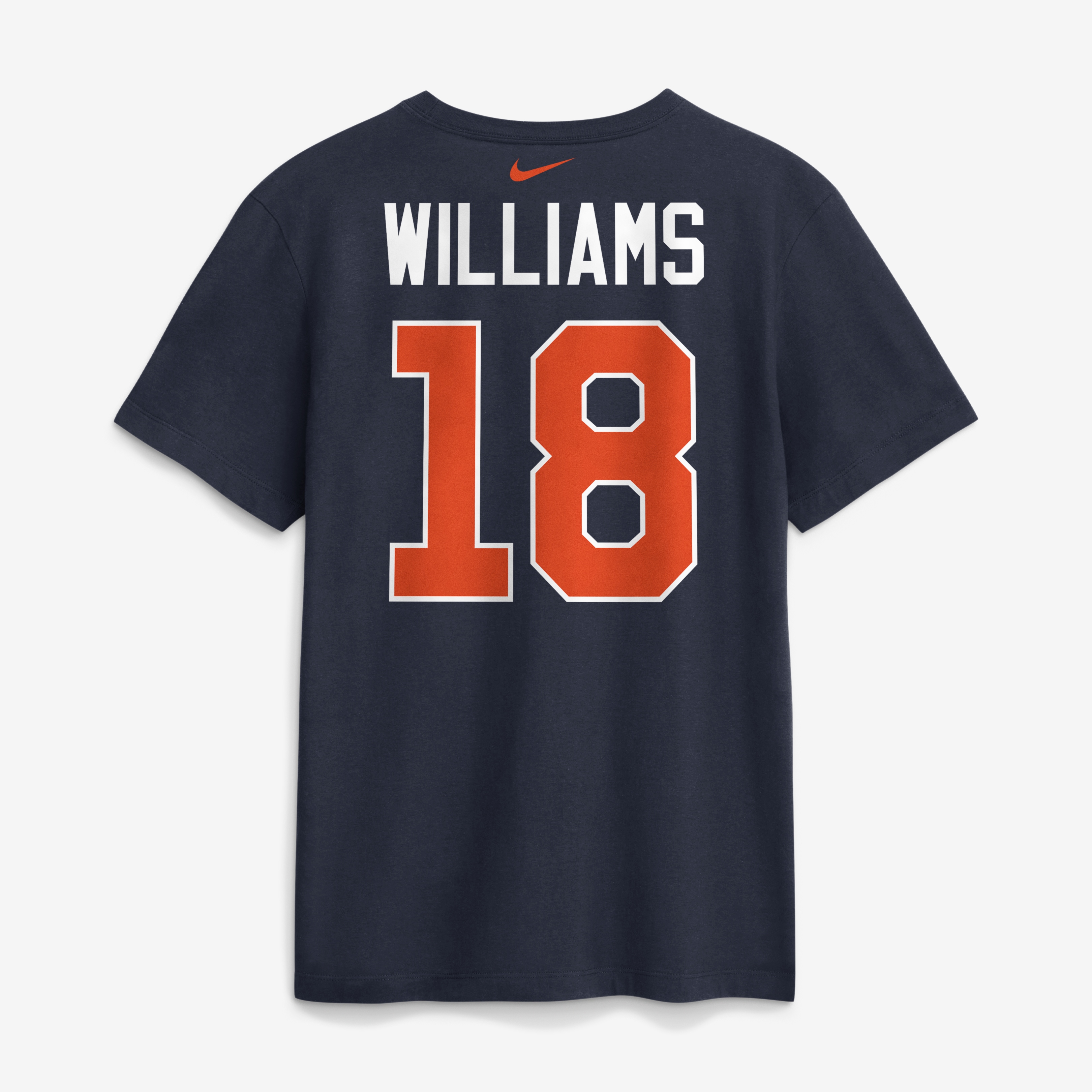 Men's Nike Caleb Williams Navy Chicago Bears 2026 Rivalries Collection Player Name & Number T-Shirt