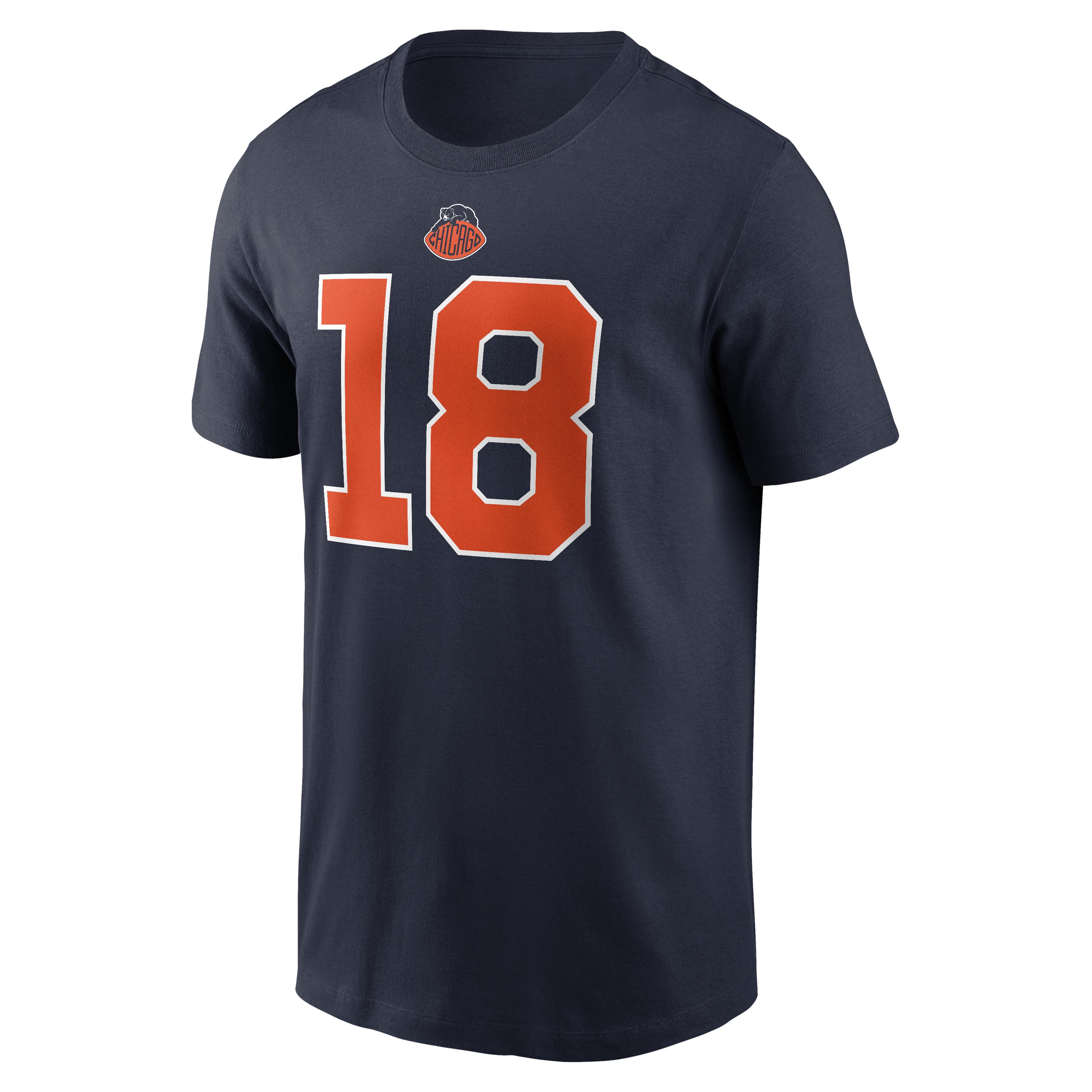 Men's Nike Caleb Williams Navy Chicago Bears 2026 Rivalries Collection Player Name & Number T-Shirt