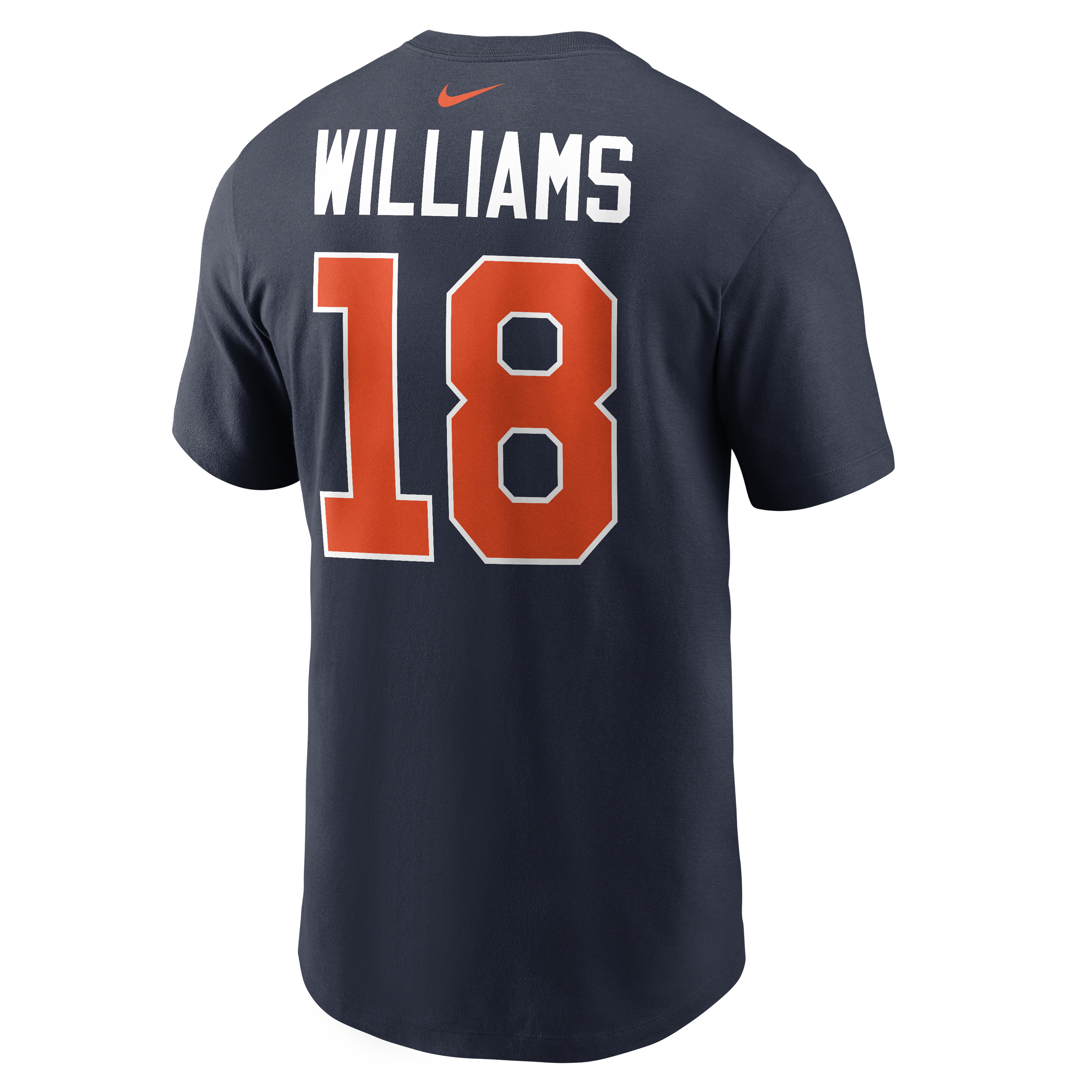 Men's Nike Caleb Williams Navy Chicago Bears 2026 Rivalries Collection Player Name & Number T-Shirt