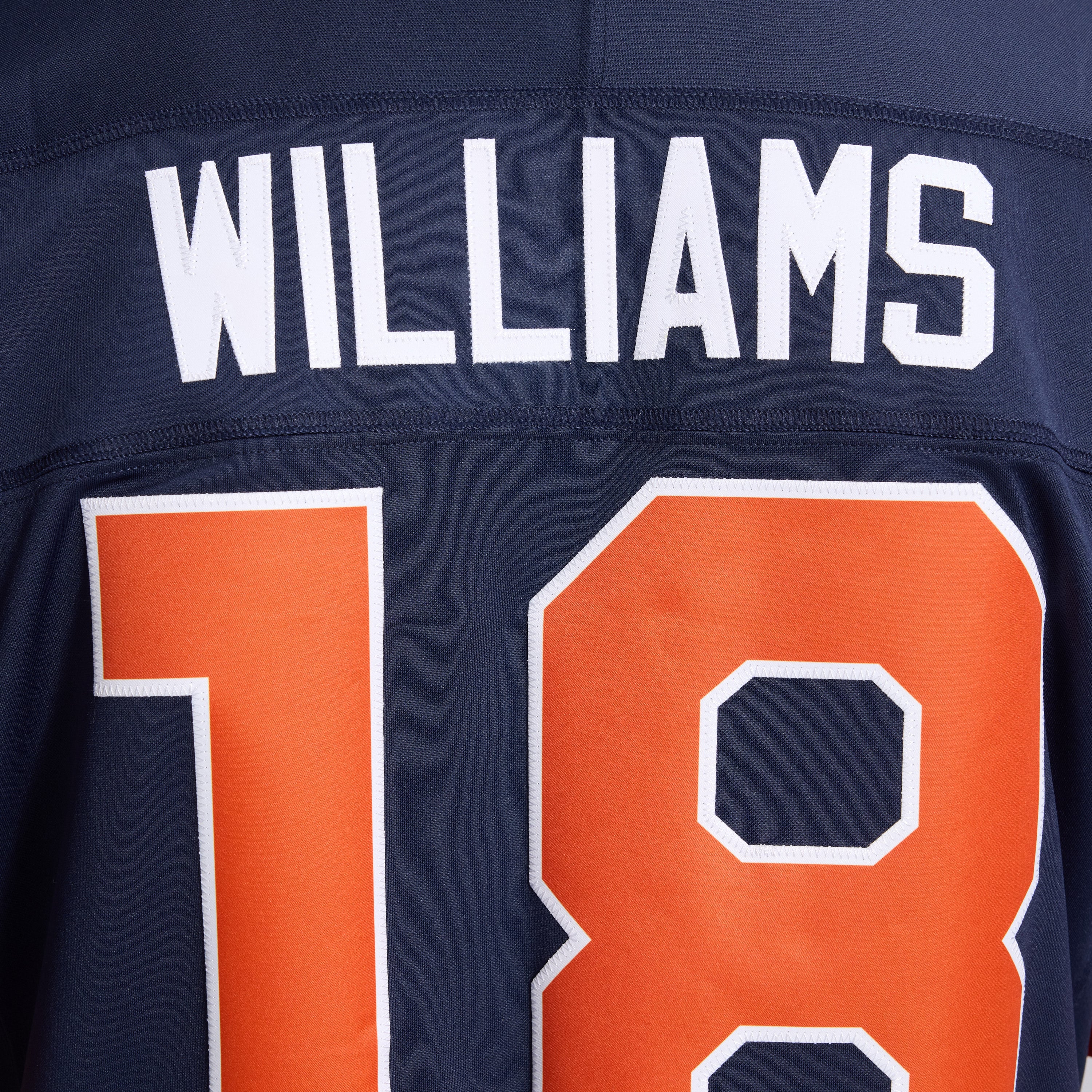 Maillot Nike Caleb Williams bleu marine Chicago Bears Collection Rivalités 2026, édition limitée cousue