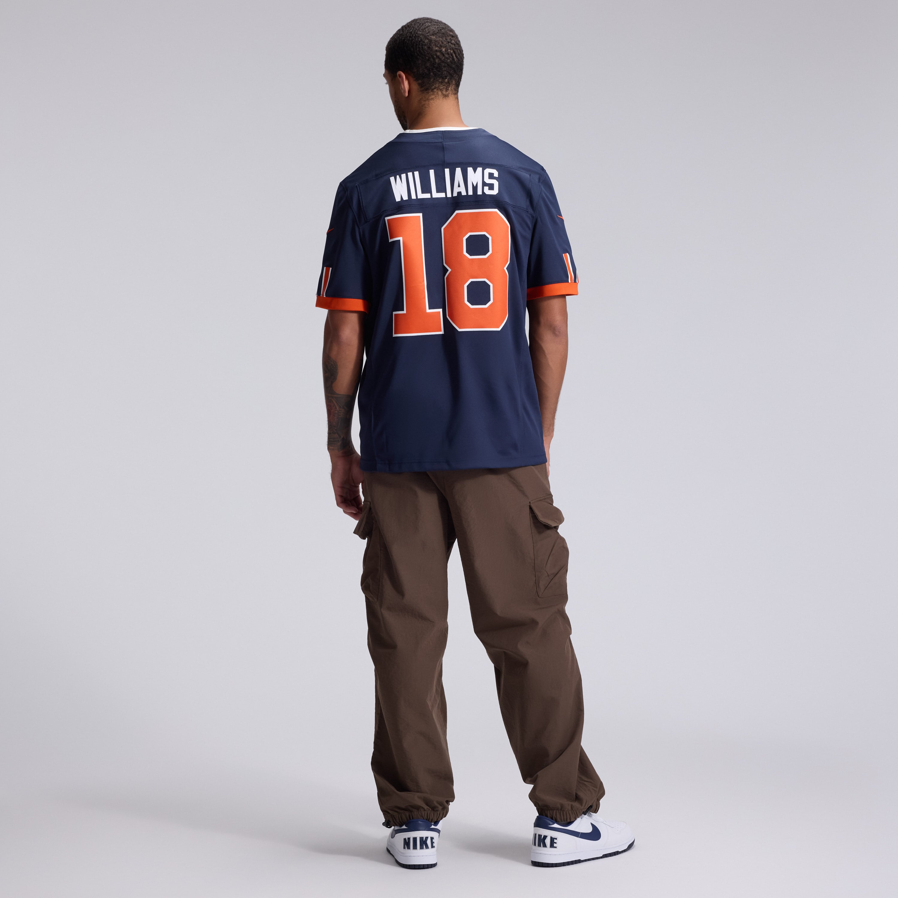 Maillot Nike Caleb Williams bleu marine Chicago Bears Collection Rivalités 2026, édition limitée cousue