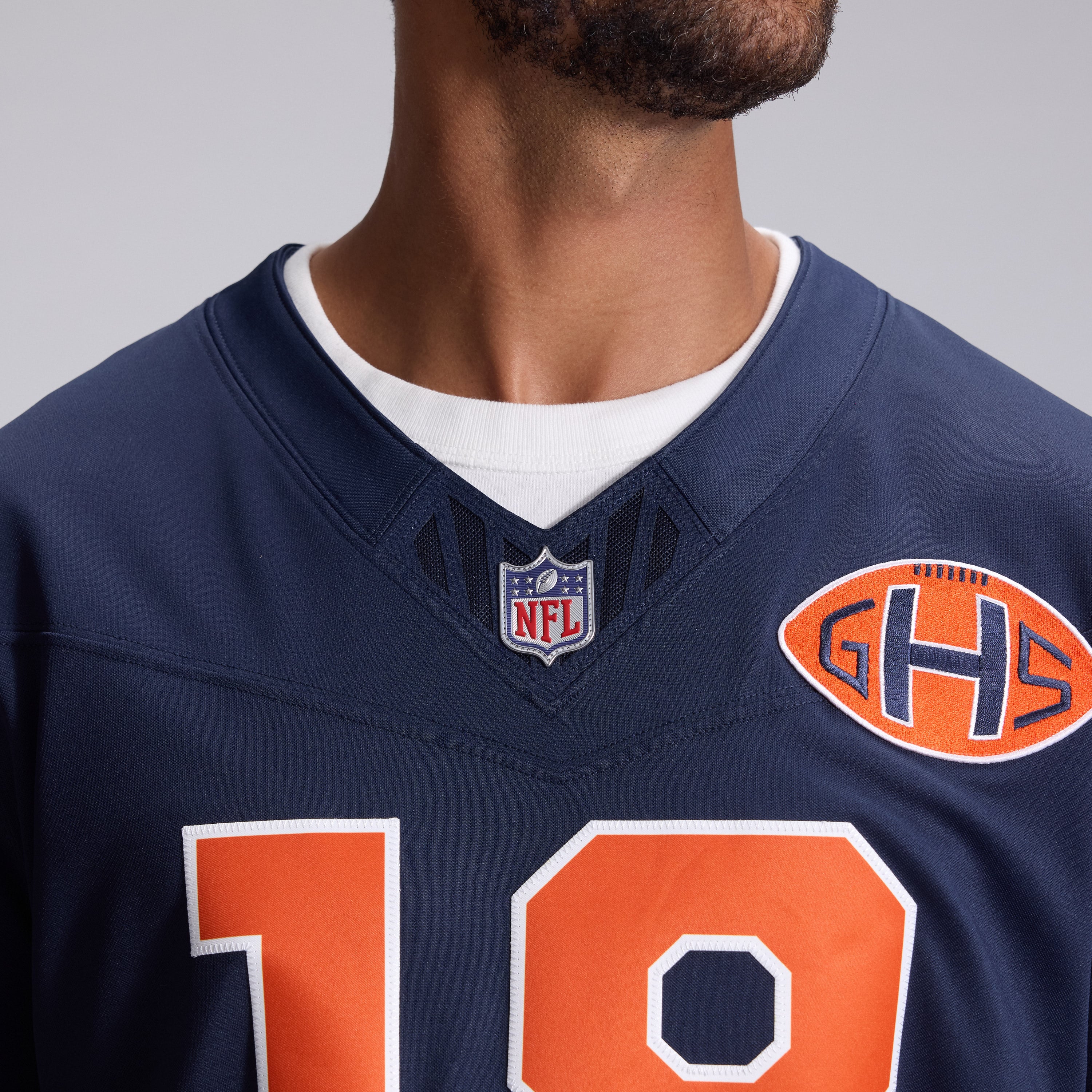 Maillot Nike Caleb Williams bleu marine Chicago Bears Collection Rivalités 2026, édition limitée cousue