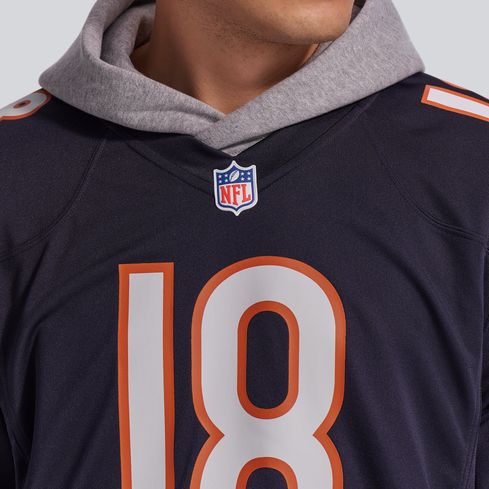 Maillot de jeu Nike Caleb Williams bleu marine pour homme des Chicago Bears