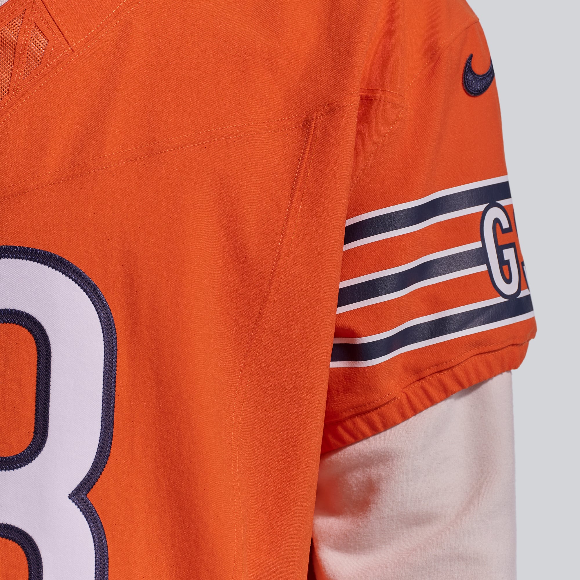 Maillot Nike Alternate Vapor F.U.S.E. Elite pour homme Caleb Williams des Chicago Bears Orange