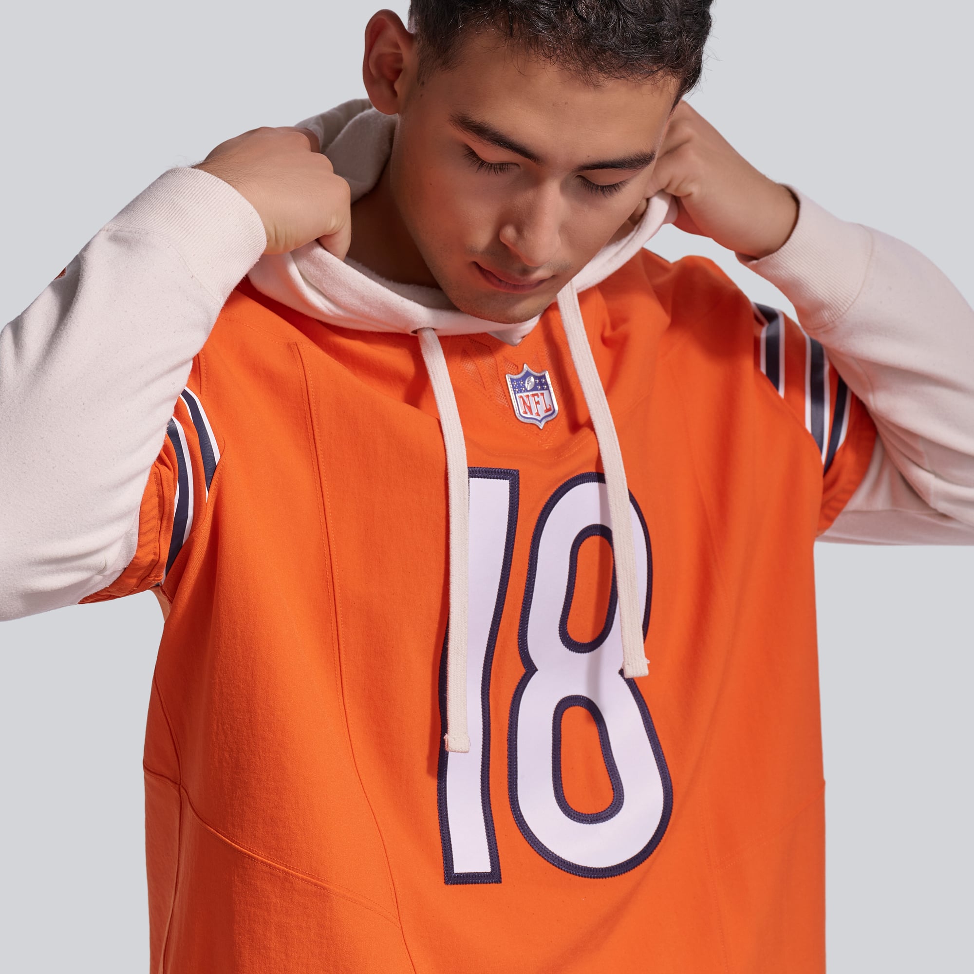 Maillot Nike Alternate Vapor F.U.S.E. Elite pour homme Caleb Williams des Chicago Bears Orange