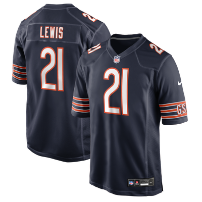 Cameron Lewis Chicago Bears Nike Team Game Jersey - Navy