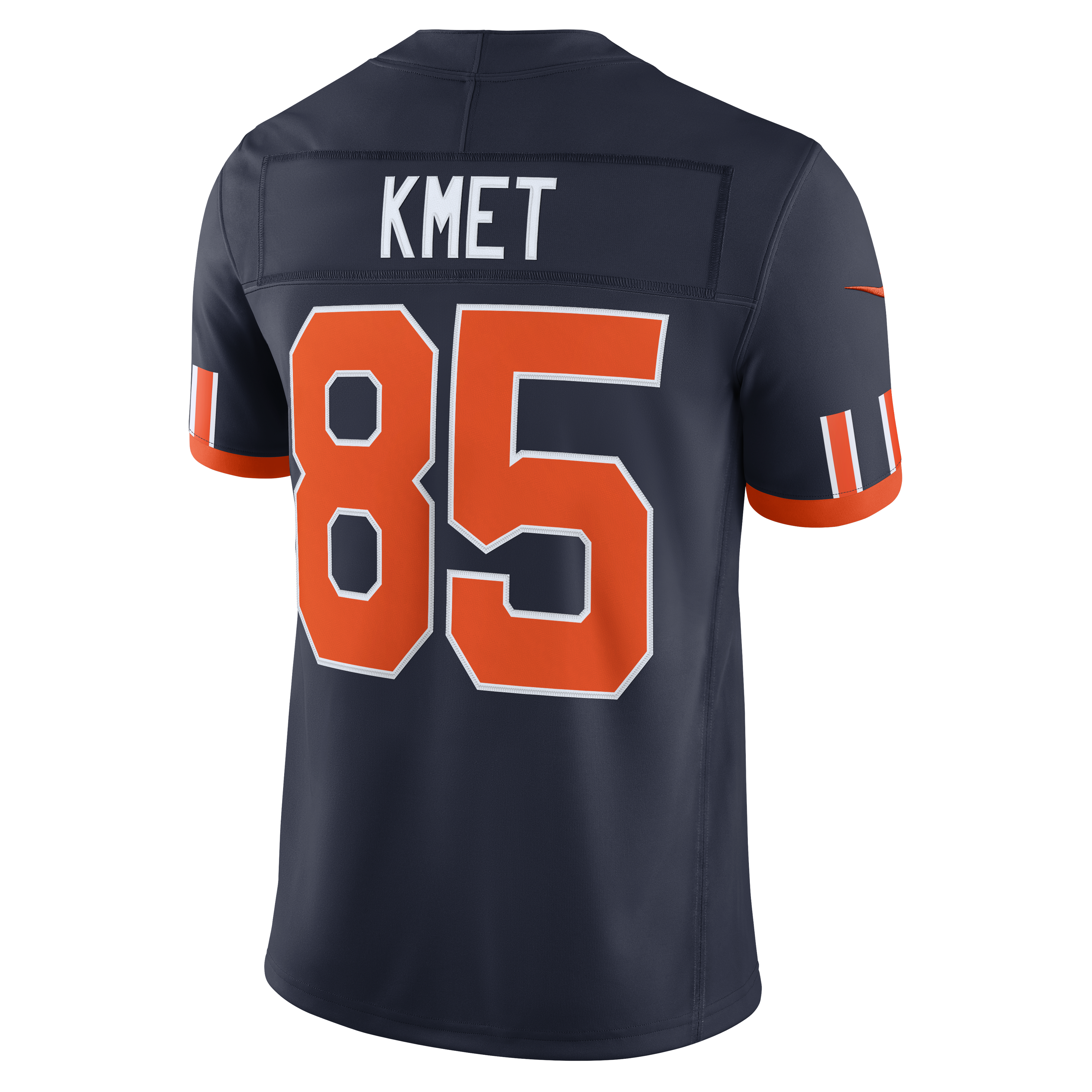 Men's Nike Cole Kmet Navy Chicago Bears 2026 Rivalries Collection Game Jersey