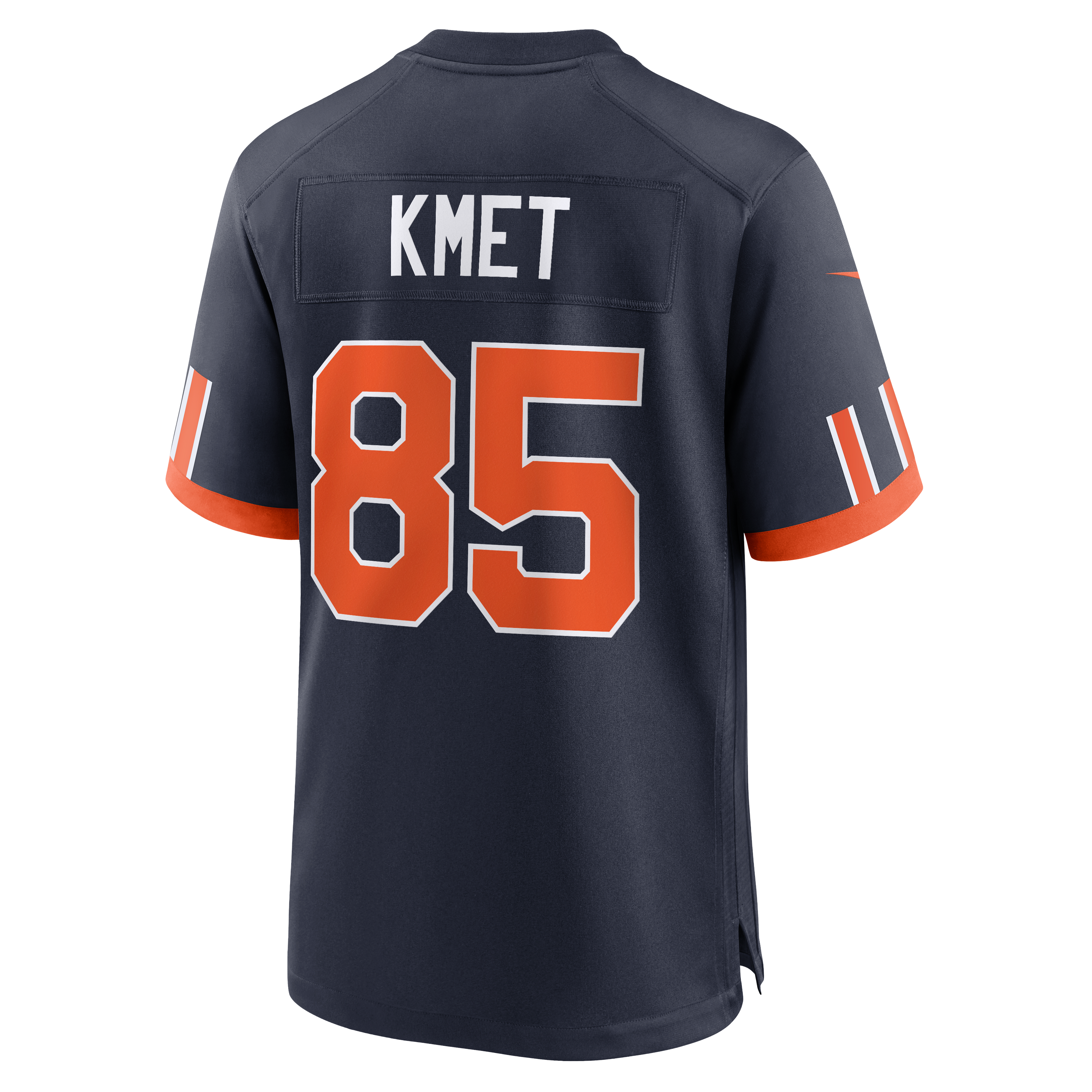 Men's Nike Cole Kmet Navy Chicago Bears 2026 Rivalries Collection Game Jersey