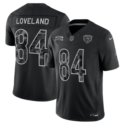 Colston Loveland Chicago Bears Nike 2026 Salute to Service Stitched Limited Jersey - Black