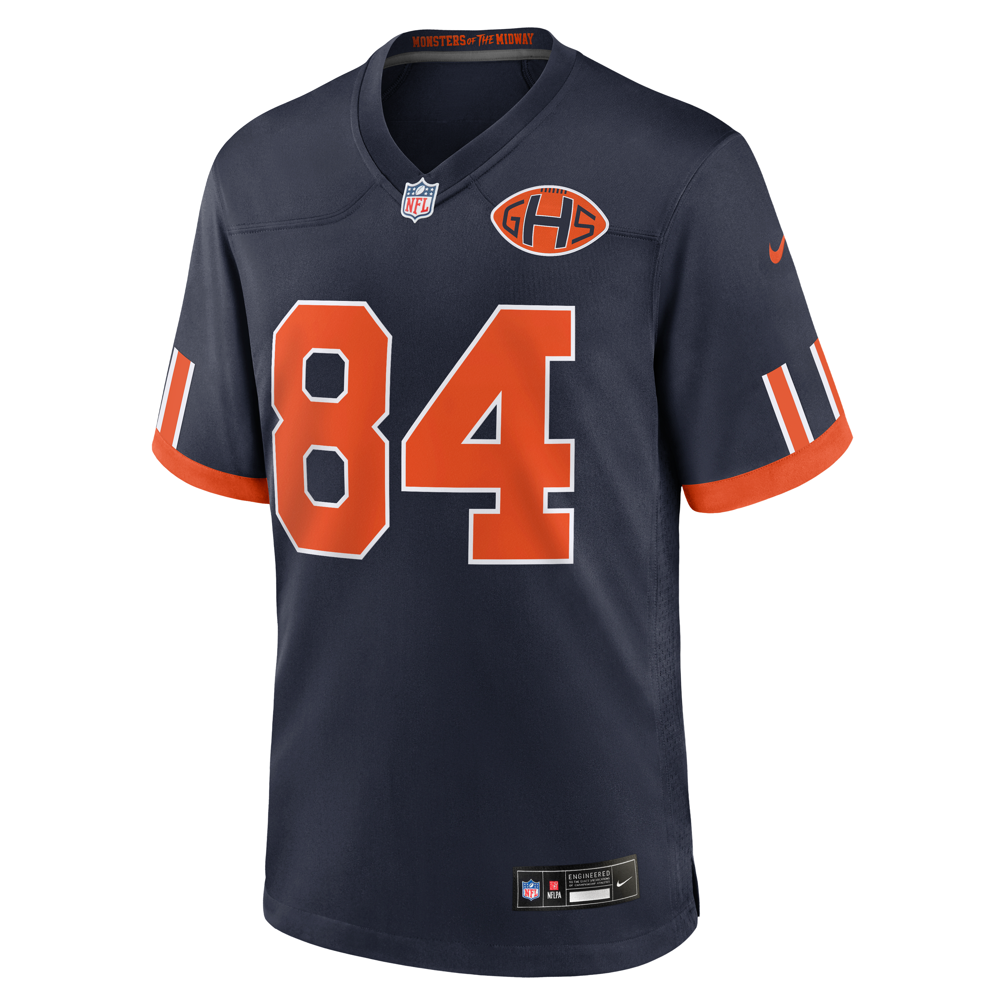 Men's Nike Colston Loveland Navy Chicago Bears 2026 Rivalries Collection Game Jersey