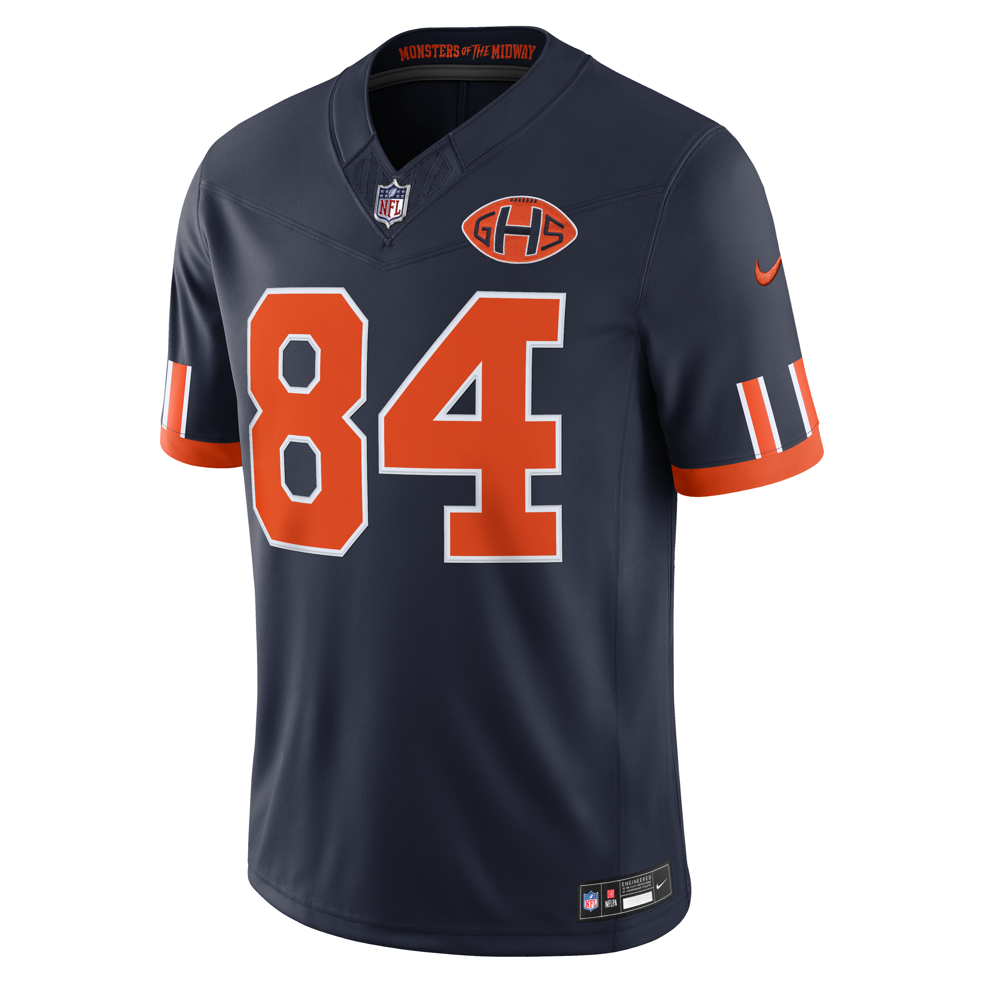 Men's Nike Colston Loveland Navy Chicago Bears 2026 Rivalries Collection Stitched Limited Jersey