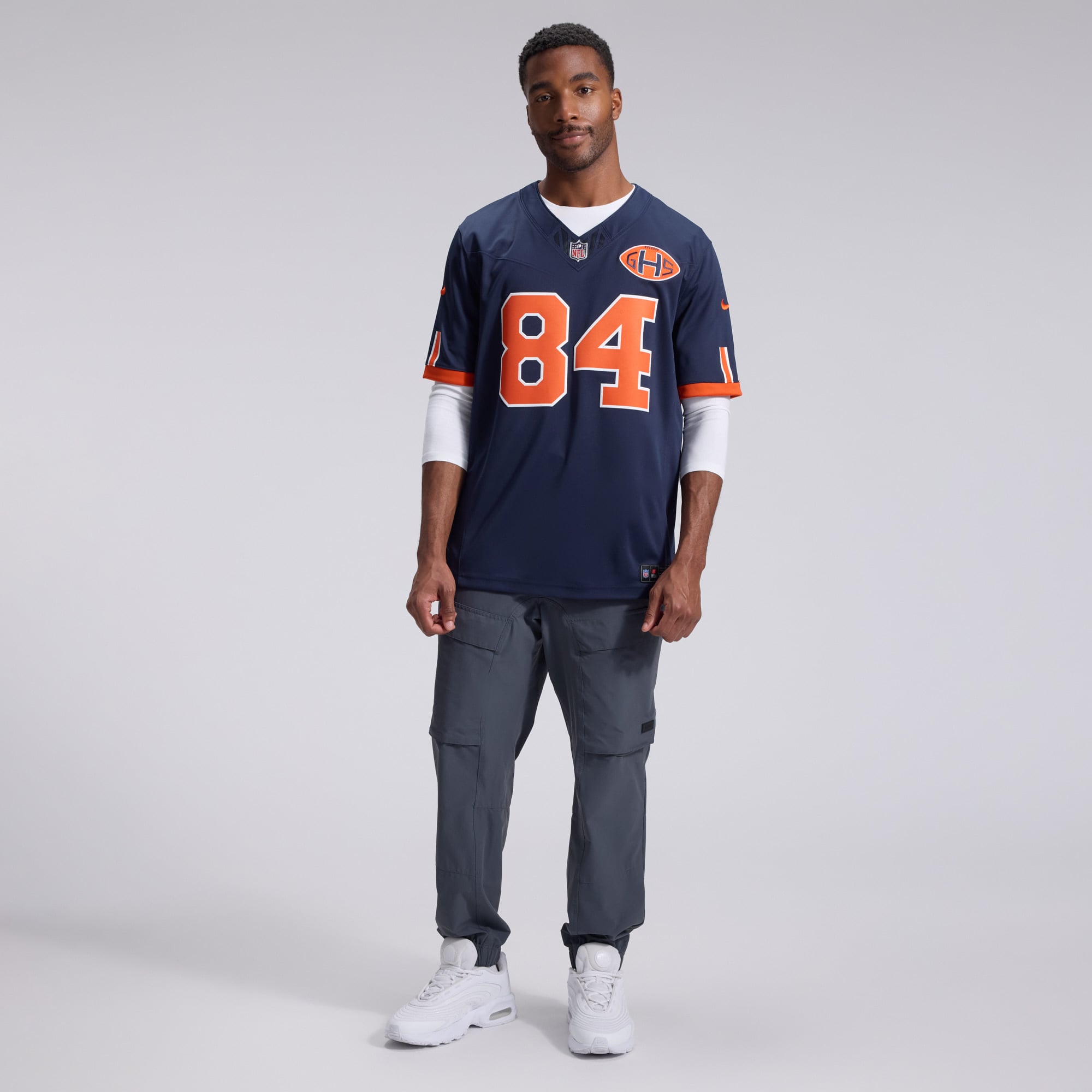 Maillot Nike Colston Loveland bleu marine Chicago Bears Collection Rivalités 2026, édition limitée cousue