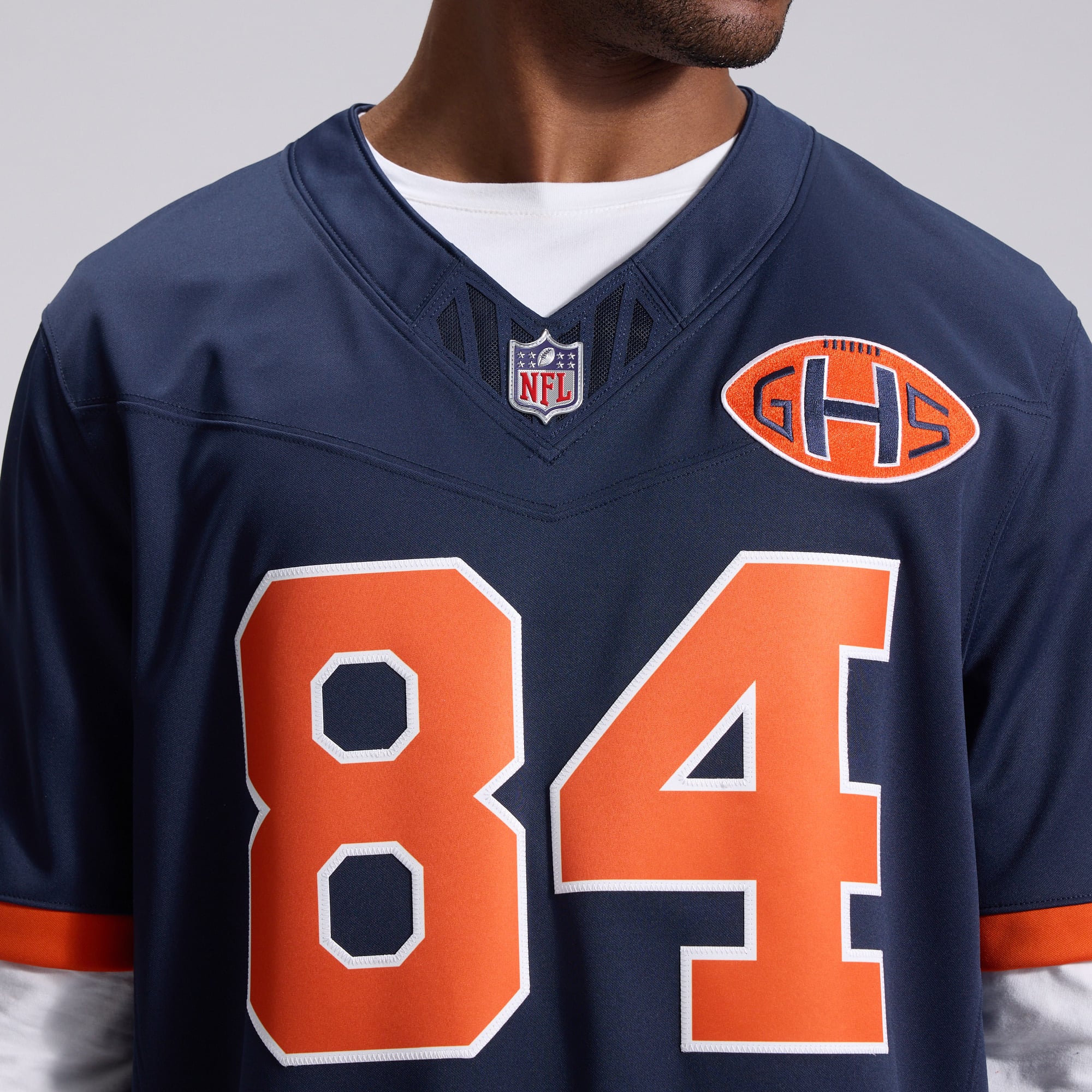 Maillot Nike Colston Loveland bleu marine Chicago Bears Collection Rivalités 2026, édition limitée cousue