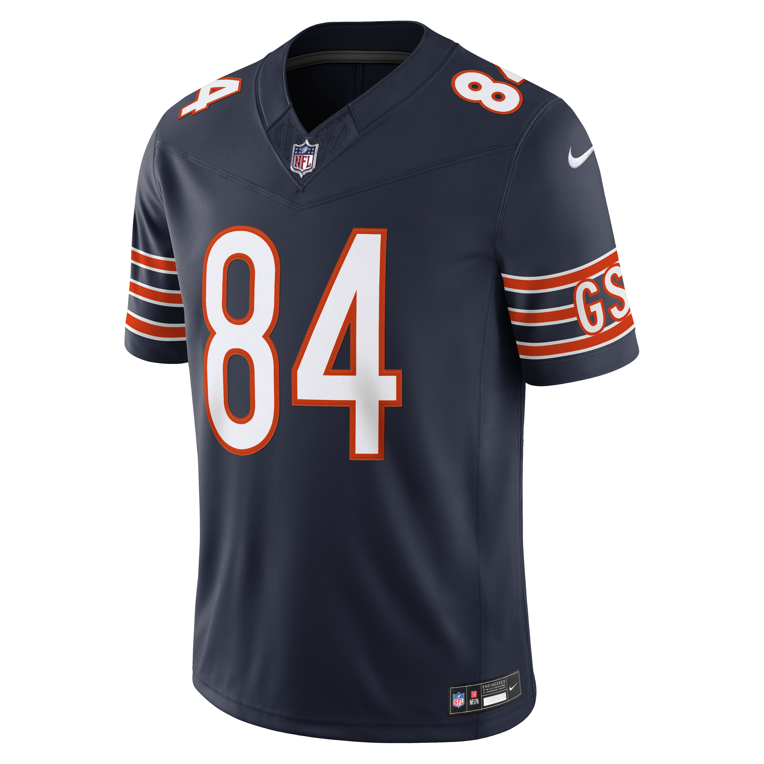 Maillot Nike Colston Loveland bleu marine Chicago Bears Team Vapor F.U.S.E. Stitched Limited pour homme