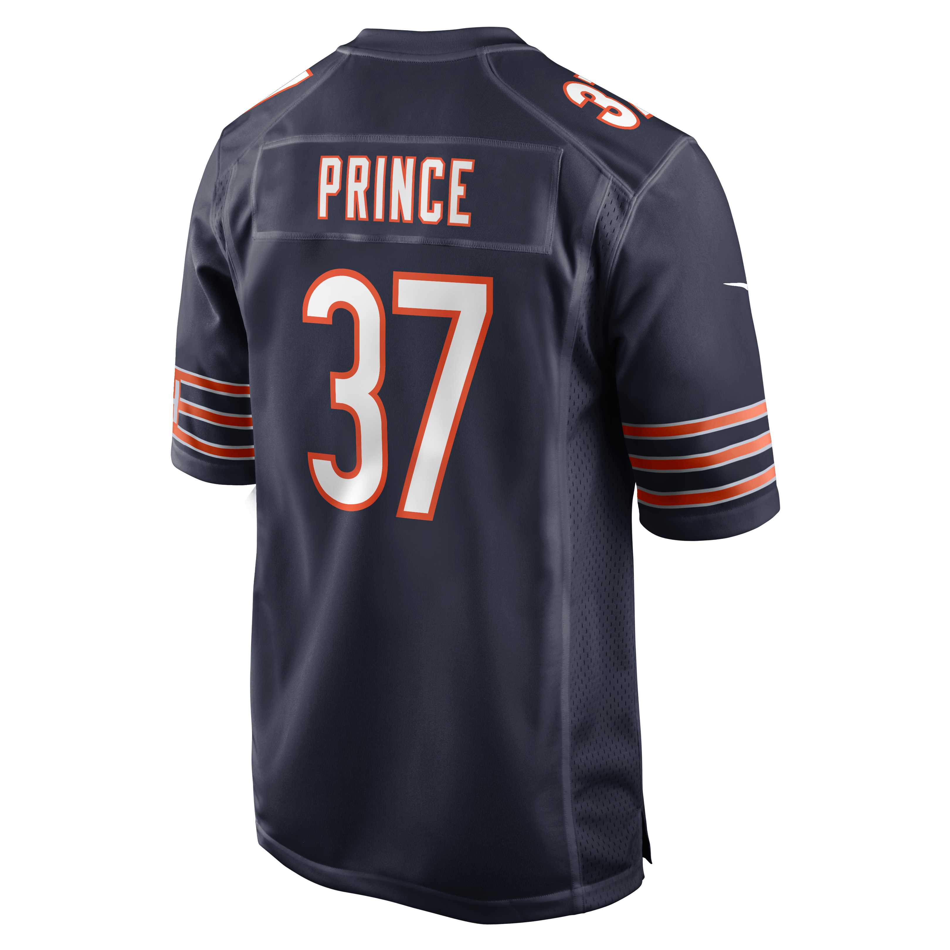 Maillot de match Nike Deantre Prince bleu marine des Chicago Bears pour homme