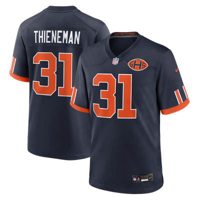 Dillon Thieneman Chicago Bears Nike 2026 Rivalries Collection Game Jersey - Navy