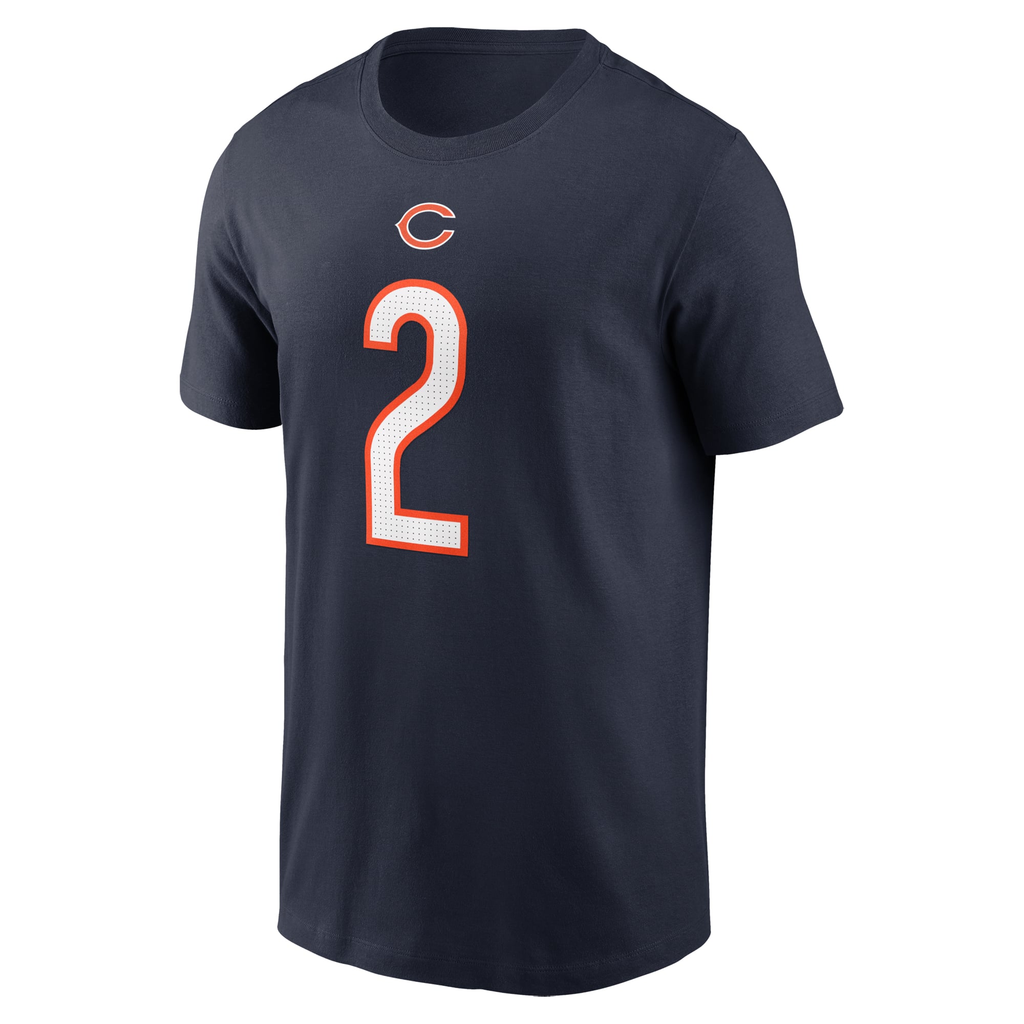 Men's Nike DJ Moore Navy Chicago Bears Player Name & Number T-Shirt