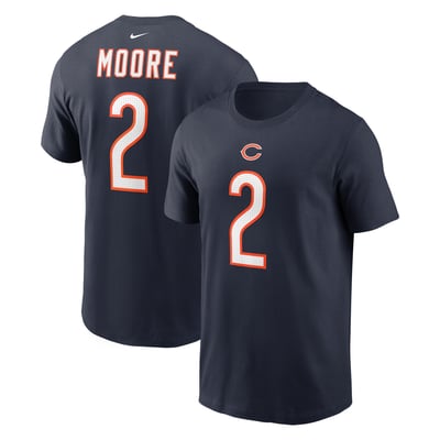 DJ Moore Chicago Bears Nike Player Name & Number T-Shirt - Navy