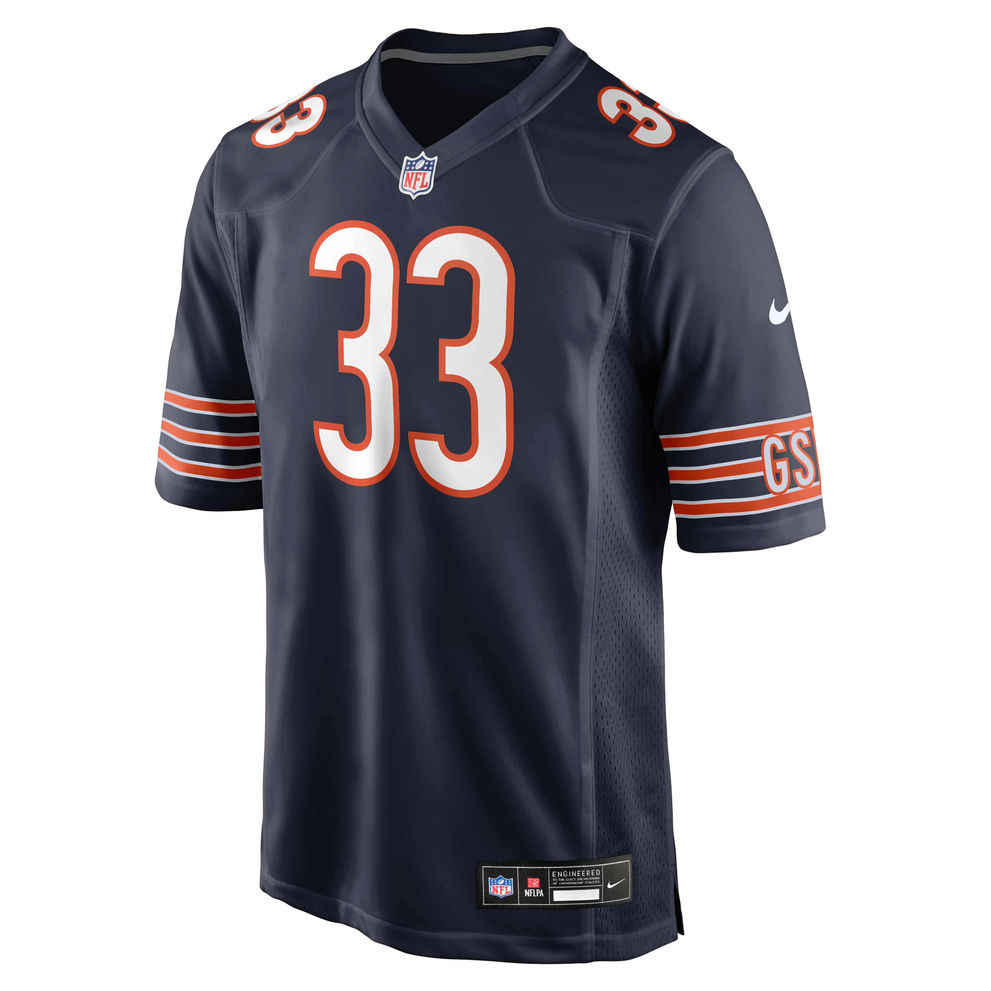 Men's Nike Keidron Smith Navy Chicago Bears Team Game Jersey
