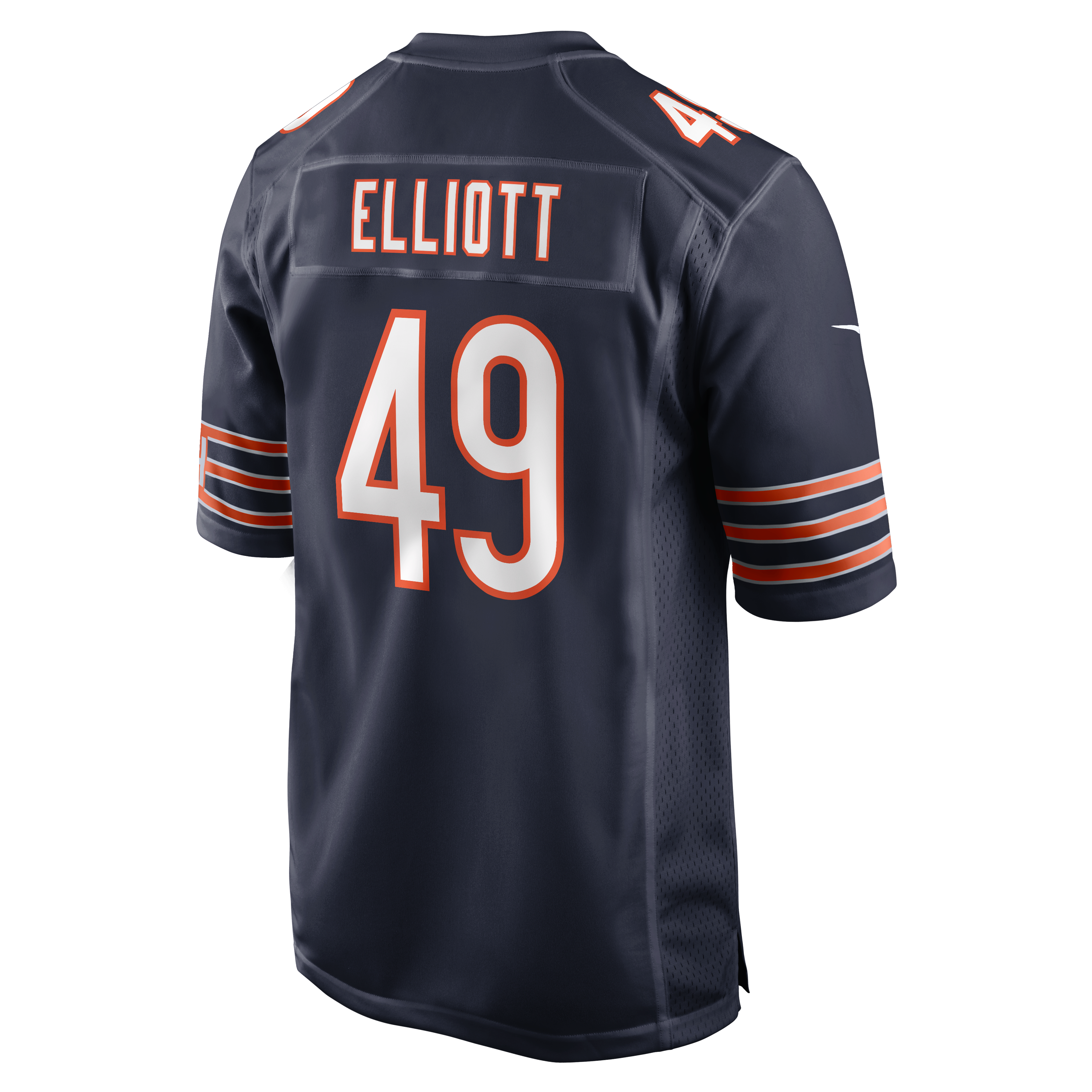 Men's Nike Keyshaun Elliott Navy Chicago Bears Team Game Jersey