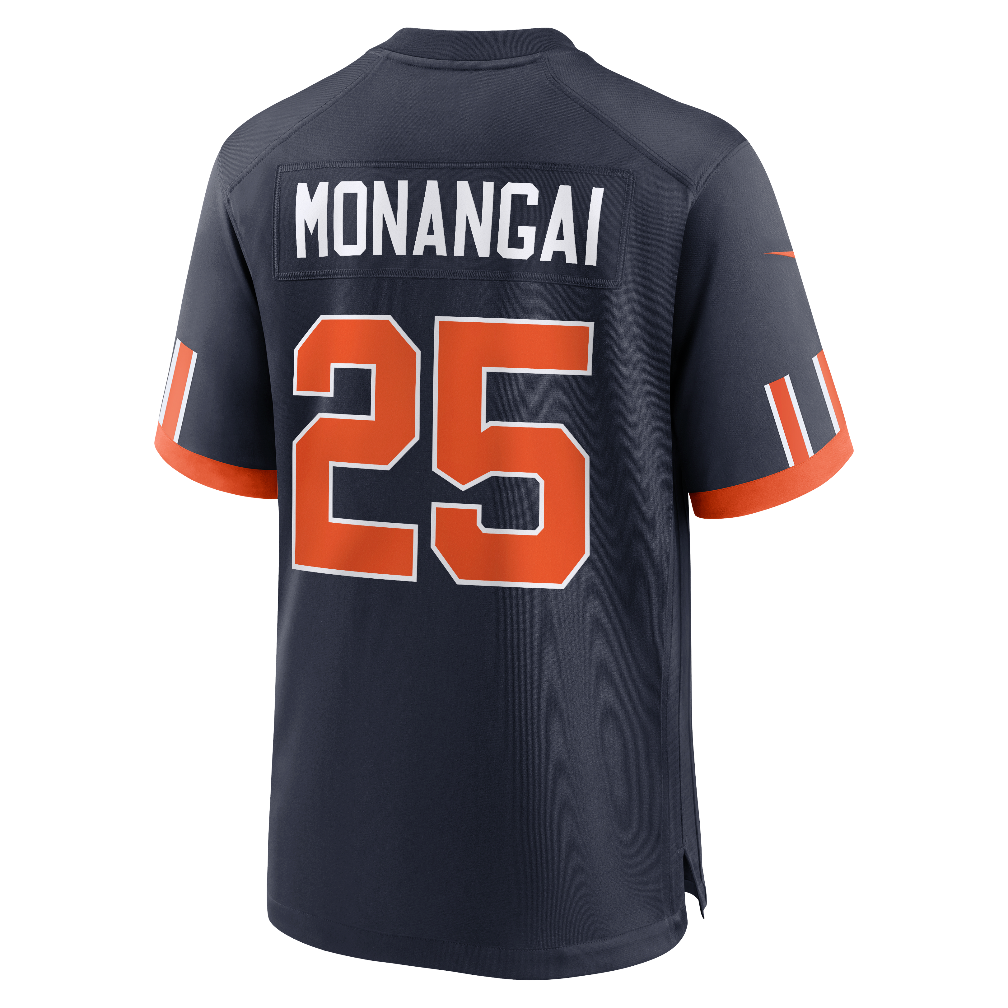 Men's Nike Kyle Monangai Navy Chicago Bears 2026 Rivalries Collection Game Jersey
