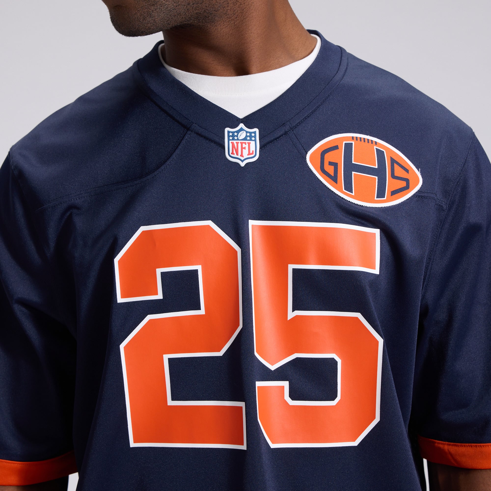 Men's Nike Kyle Monangai Navy Chicago Bears 2026 Rivalries Collection Game Jersey