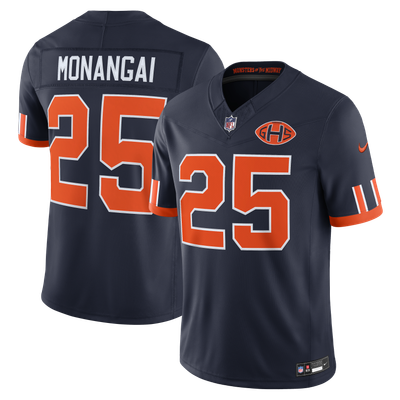 Kyle Monangai Chicago Bears Nike 2026 Rivalries Collection Stitched Limited Jersey - Navy