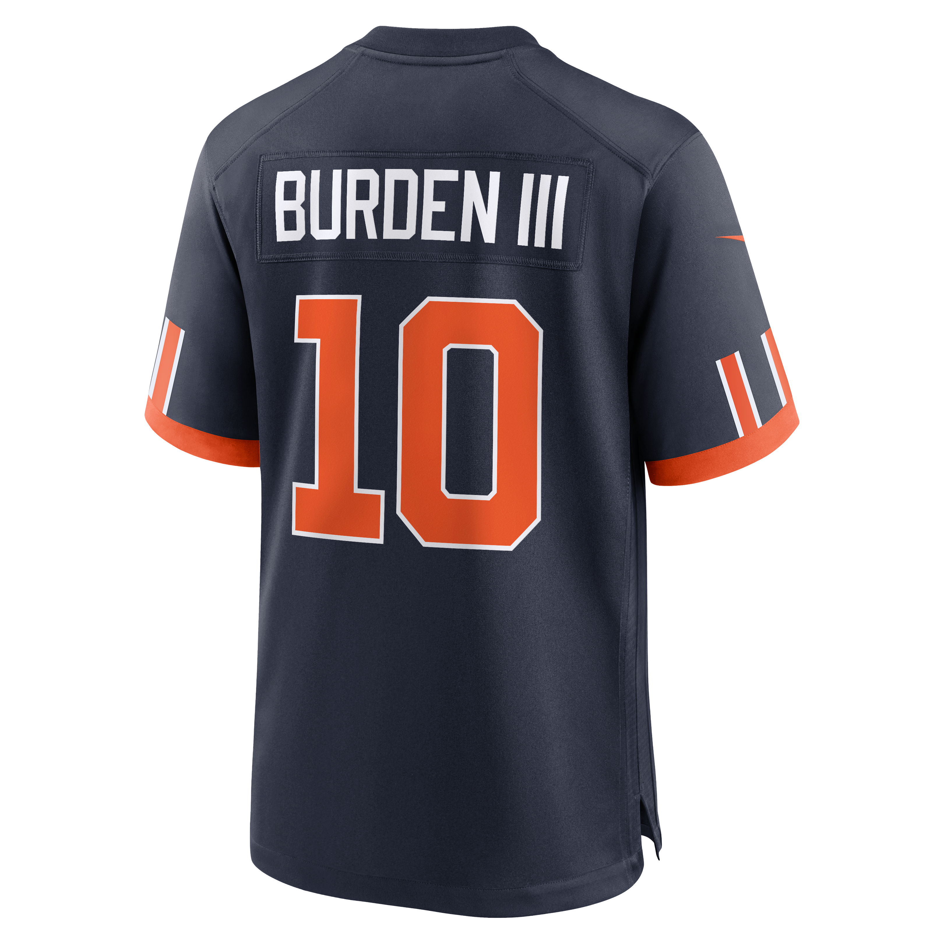 Men's Nike Luther Burden III Navy Chicago Bears 2026 Rivalries Collection Game Jersey