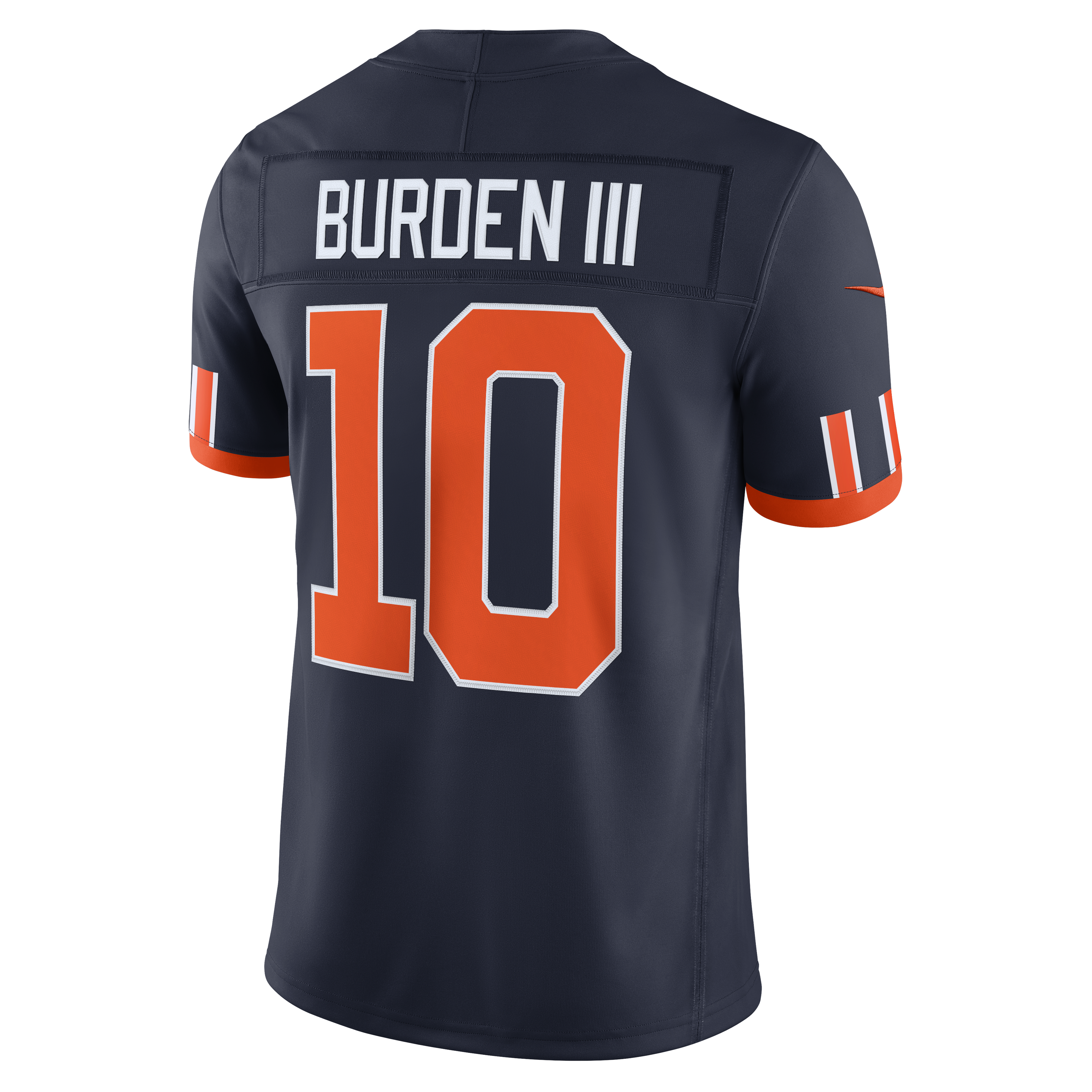 Men's Nike Luther Burden III Navy Chicago Bears 2026 Rivalries Collection Stitched Limited Jersey