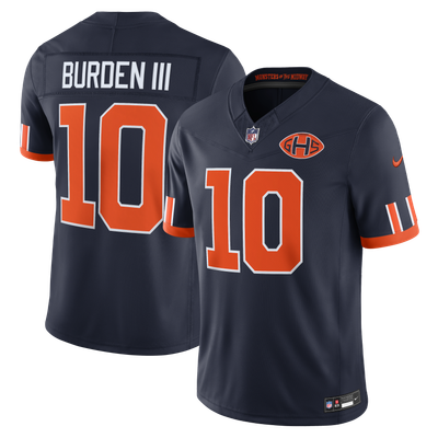 Luther Burden III Chicago Bears Nike 2026 Rivalries Collection Stitched Limited Jersey - Navy