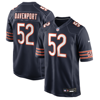 Marcus Davenport Chicago Bears Nike Team Game Jersey - Navy
