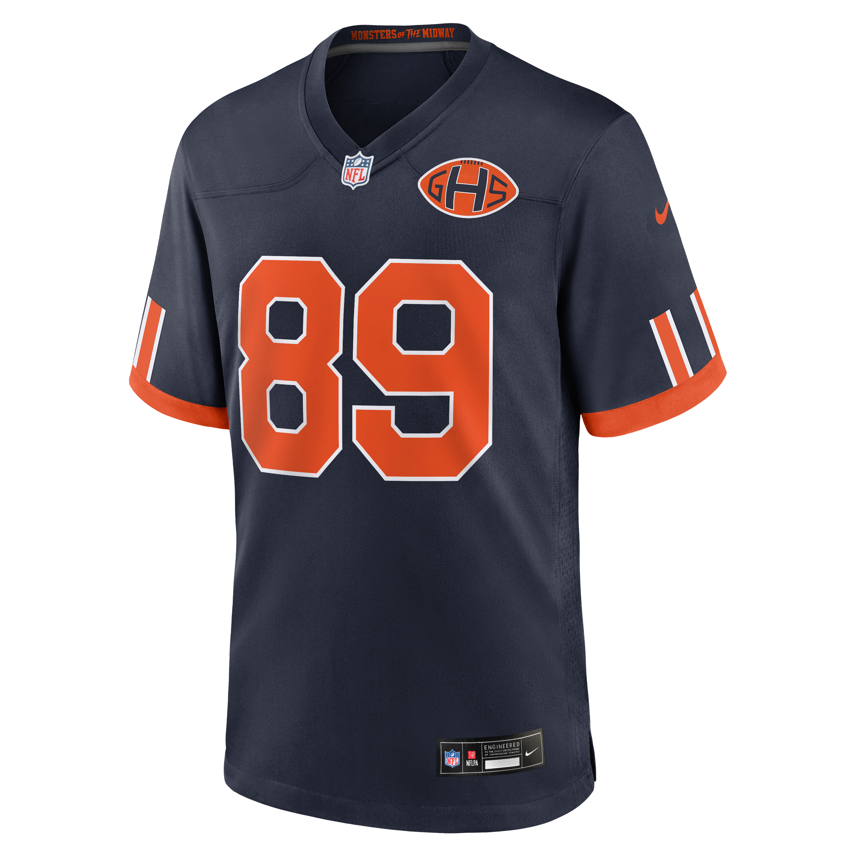 Men's Nike Mike Ditka Navy Chicago Bears 2026 Rivalries Collection Game Jersey