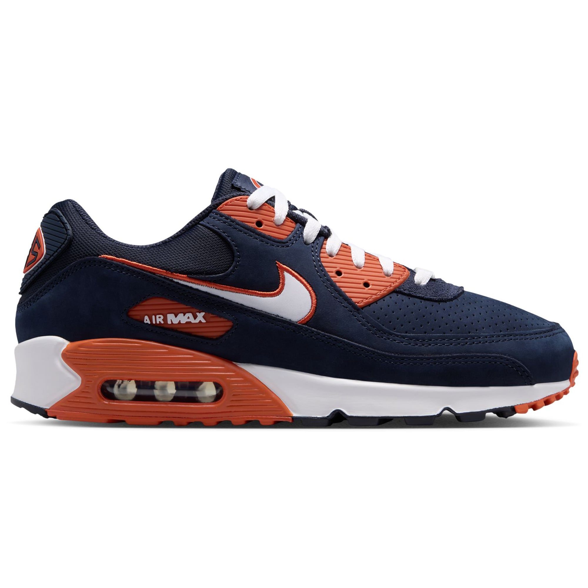 Men's Nike Navy Chicago Bears 2026 Rivalries Collection Air Max 90 Shoes