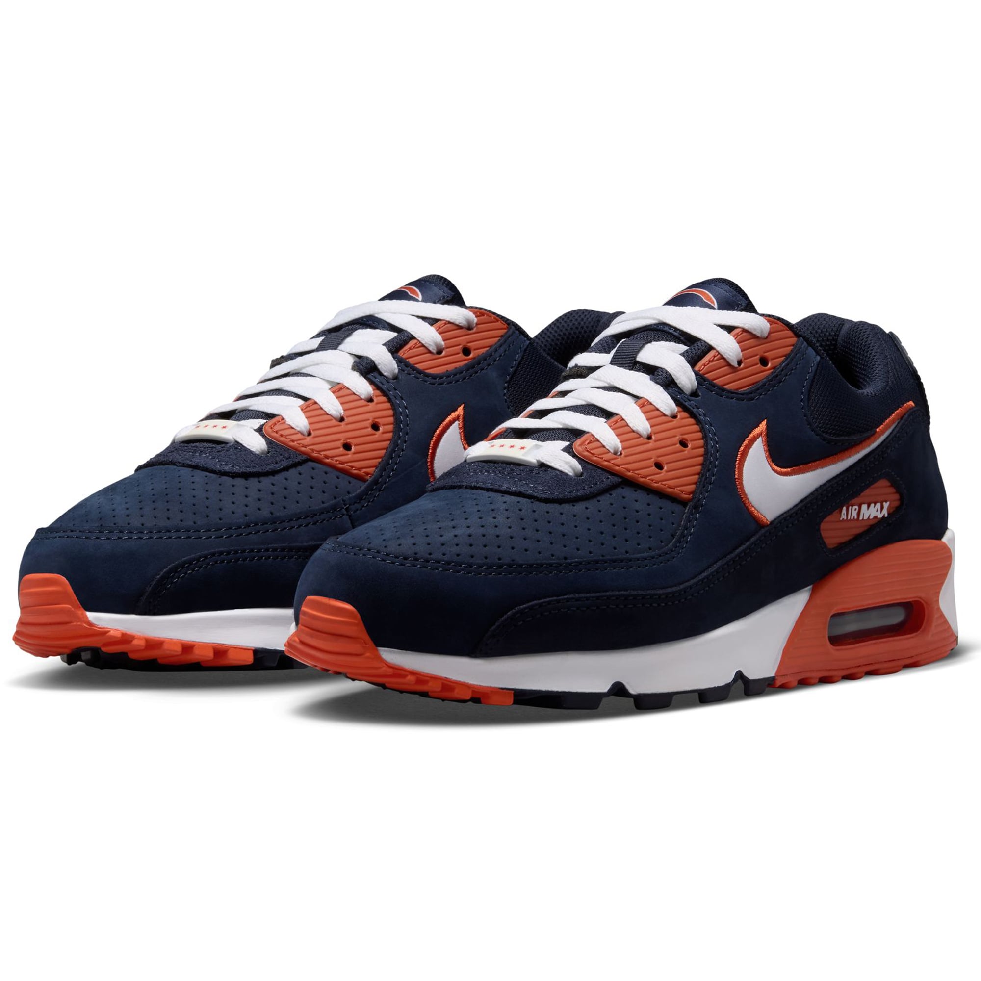 Men's Nike Navy Chicago Bears 2026 Rivalries Collection Air Max 90 Shoes