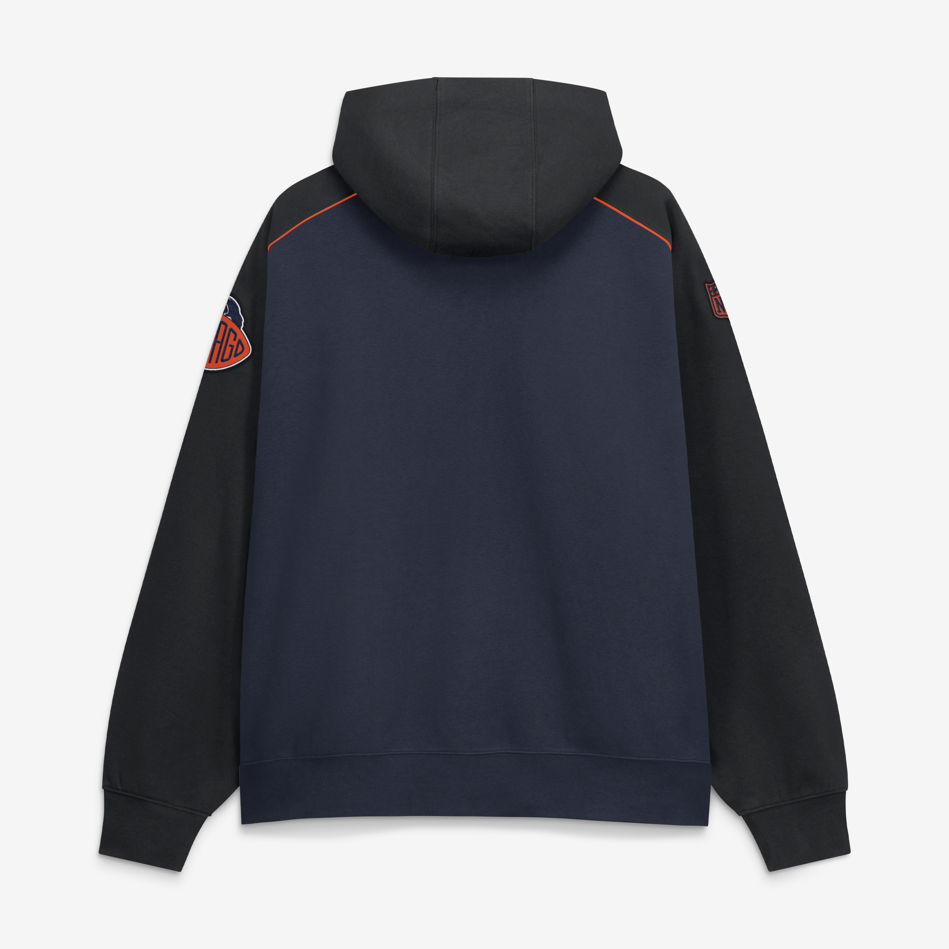Sweat à capuche Nike Air pour homme, coloris marine, collection Chicago Bears 2026 Rivalries.