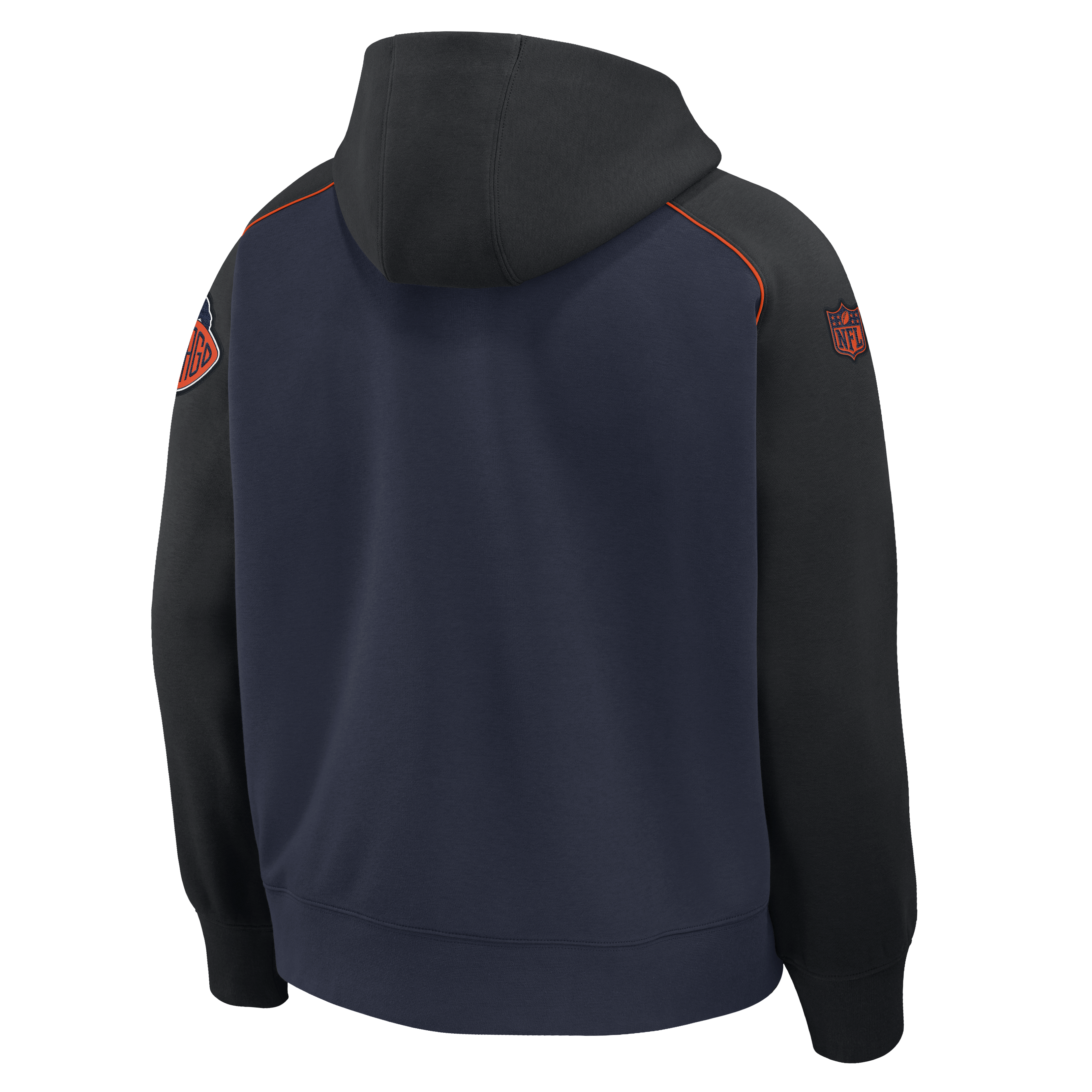 Sweat à capuche Nike Air pour homme, coloris marine, collection Chicago Bears 2026 Rivalries.