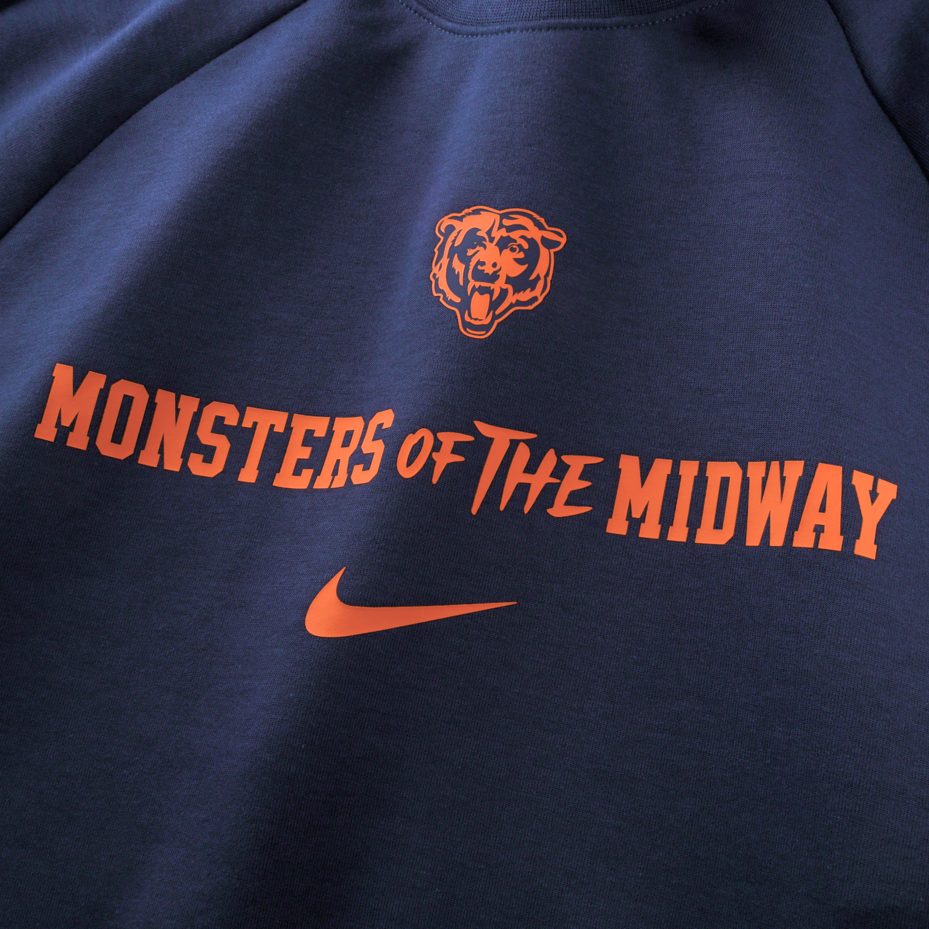 Sweat-shirt Nike Dri-FIT pour homme, coloris marine, collection Chicago Bears 2026 Rivalries